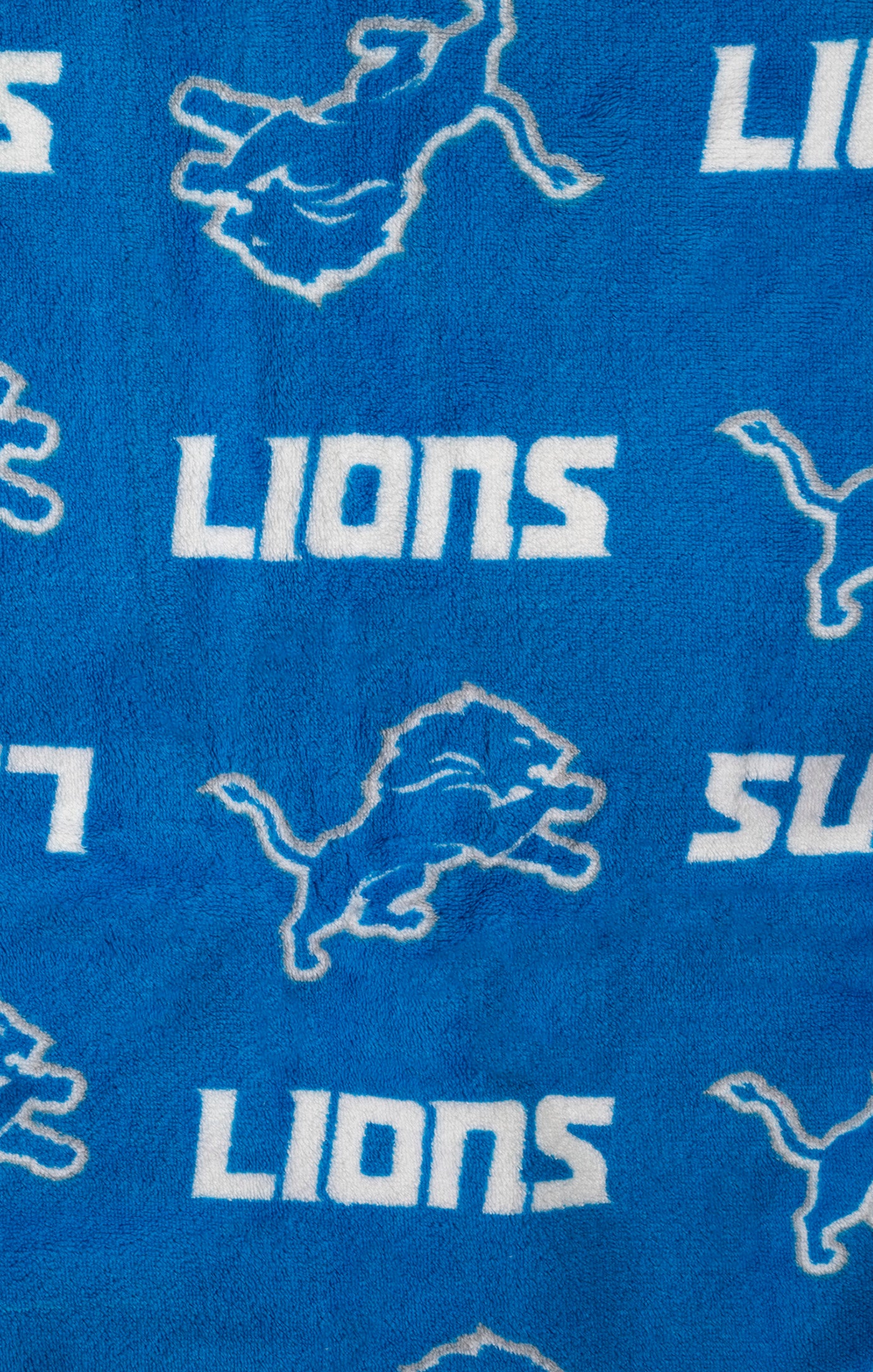 NFL Detroit Lions Coral Fleece Softie Travel Throw Blanket with Team Logos
