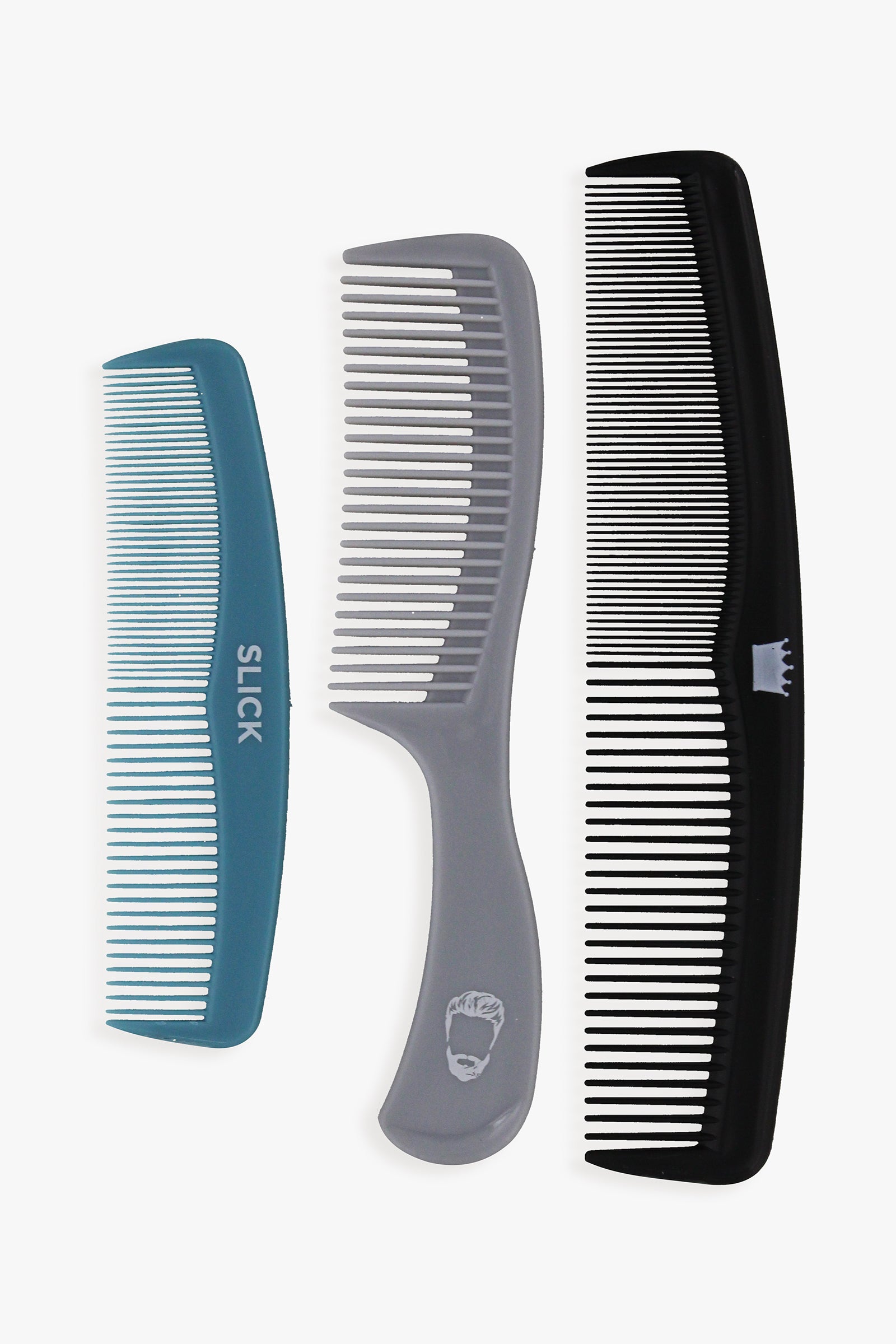 3-Pack Men's Hair Comb Set