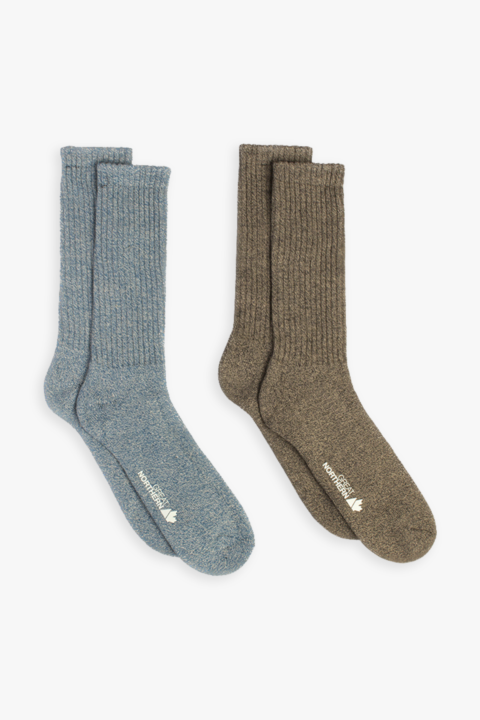 2-Pack Men's Casual Crew Socks