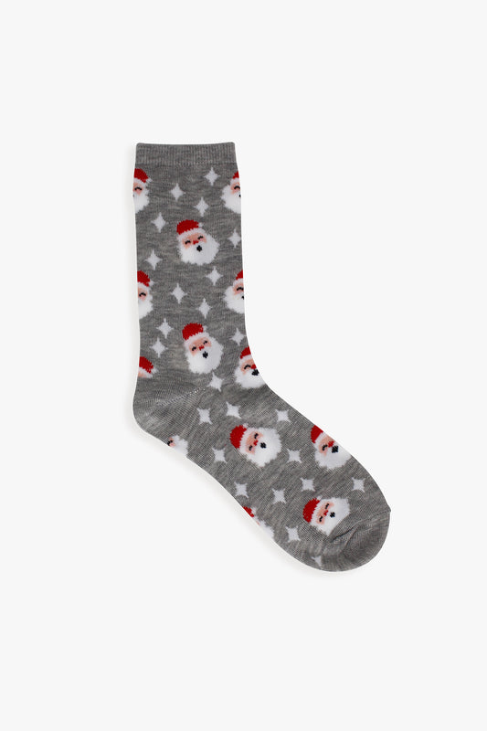 Holiday Graphic Ladies Crew Socks