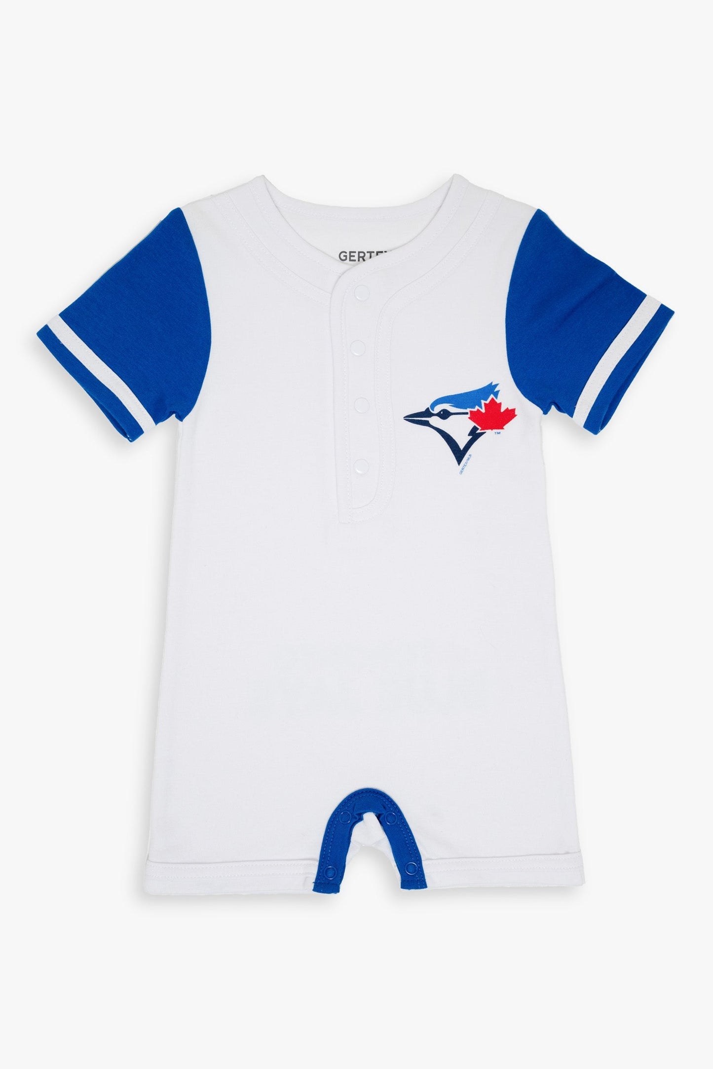 Gertex Customizable MLB Toronto Blue Jays Baby White Romper