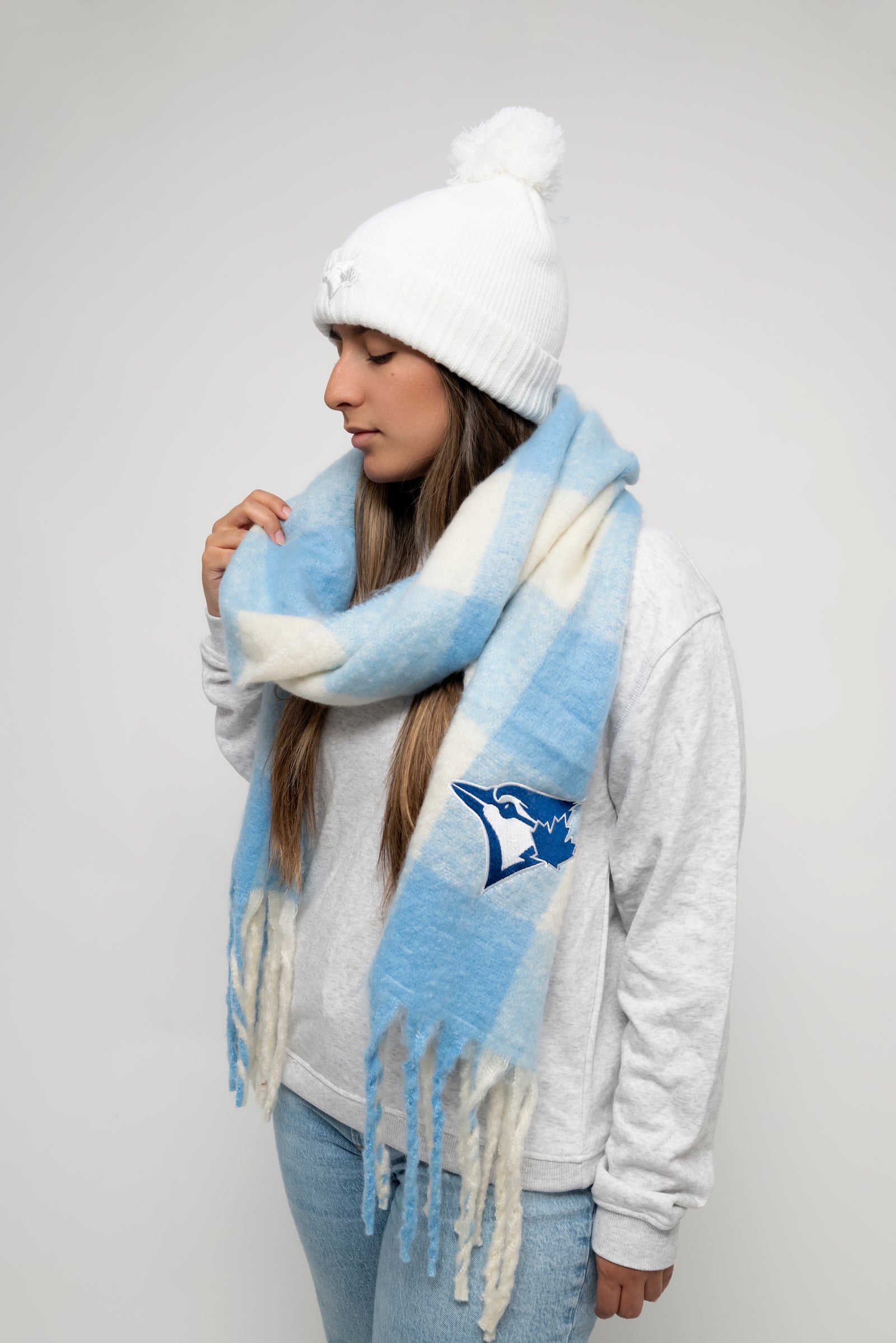Gertex MLB Toronto Blue Jays Ladies Oversized Blanket Scarf