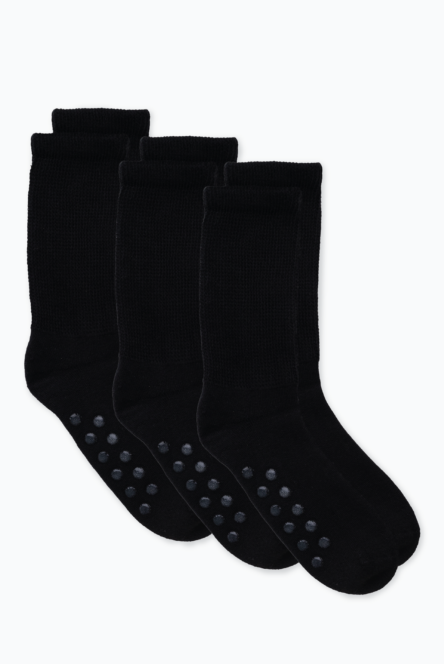 Ladies Adaptive Non-Skid & Non-Binding 3-Pack Socks for Easy Dressing