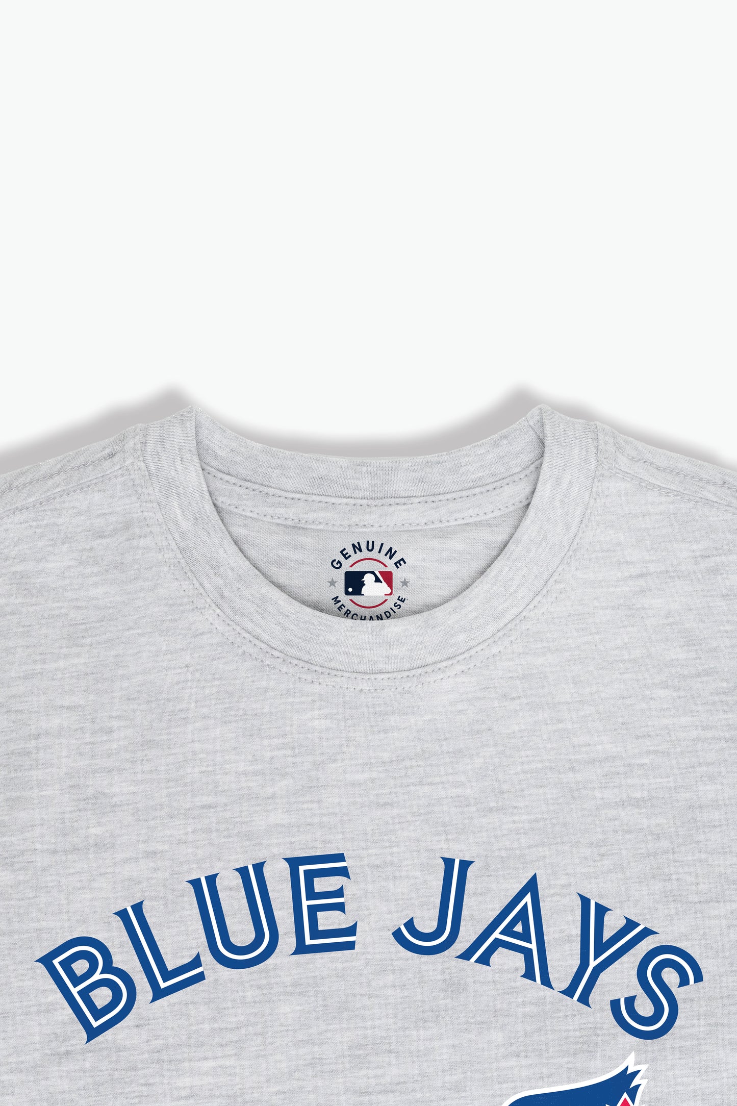 Heather Grey MLB Toronto Blue Jays Baby/Toddler T-Shirt, Soft Combed Cotton, 6M-4T