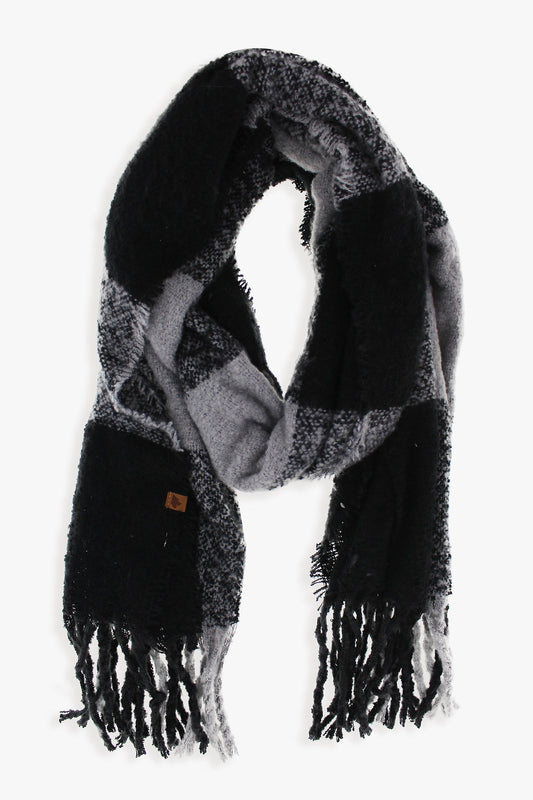 Great Northern Ladies Plaid Brushed Oversized Scarf