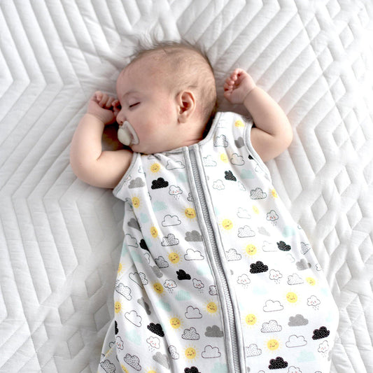 Snugabye Black & White Cloud Sleep Bag