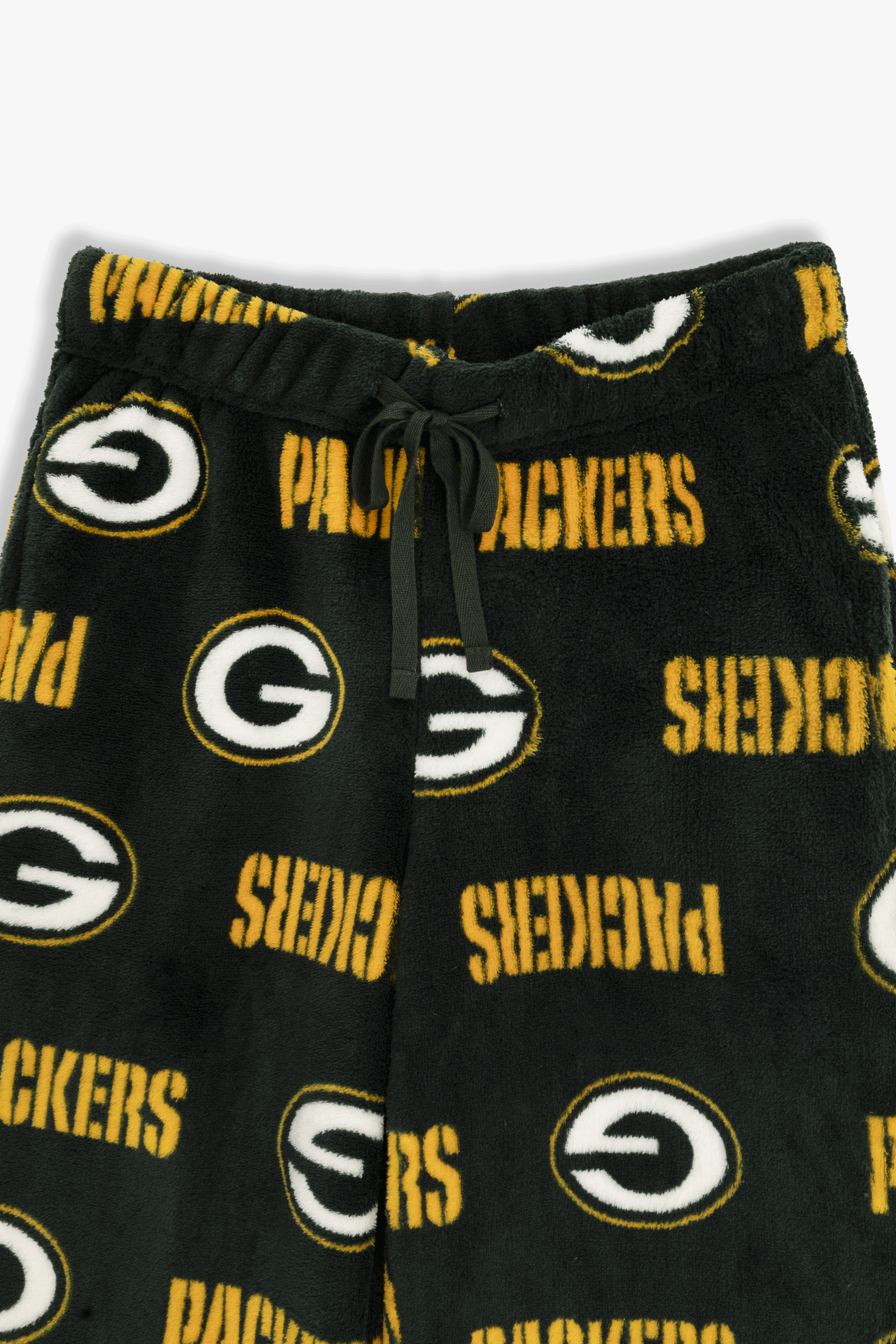 Green Bay Packers Youth Fleece Pajama Pants, NFL Kids Lounge Pants with Pockets, Children's S-XL