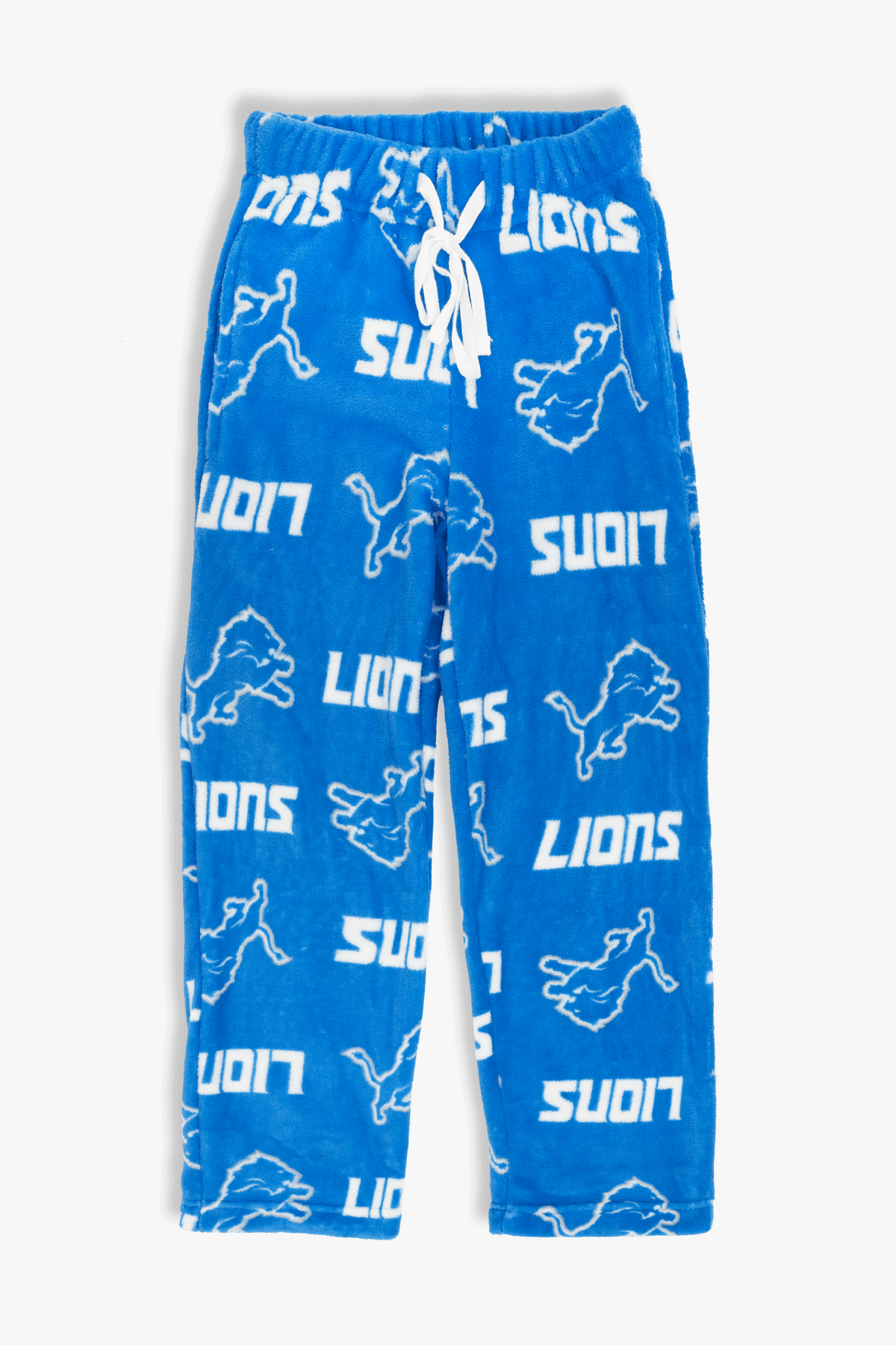 Detroit Lions Youth Fleece Pajama Pants, NFL Kids Lounge Pants with Pockets, Children's S-XL