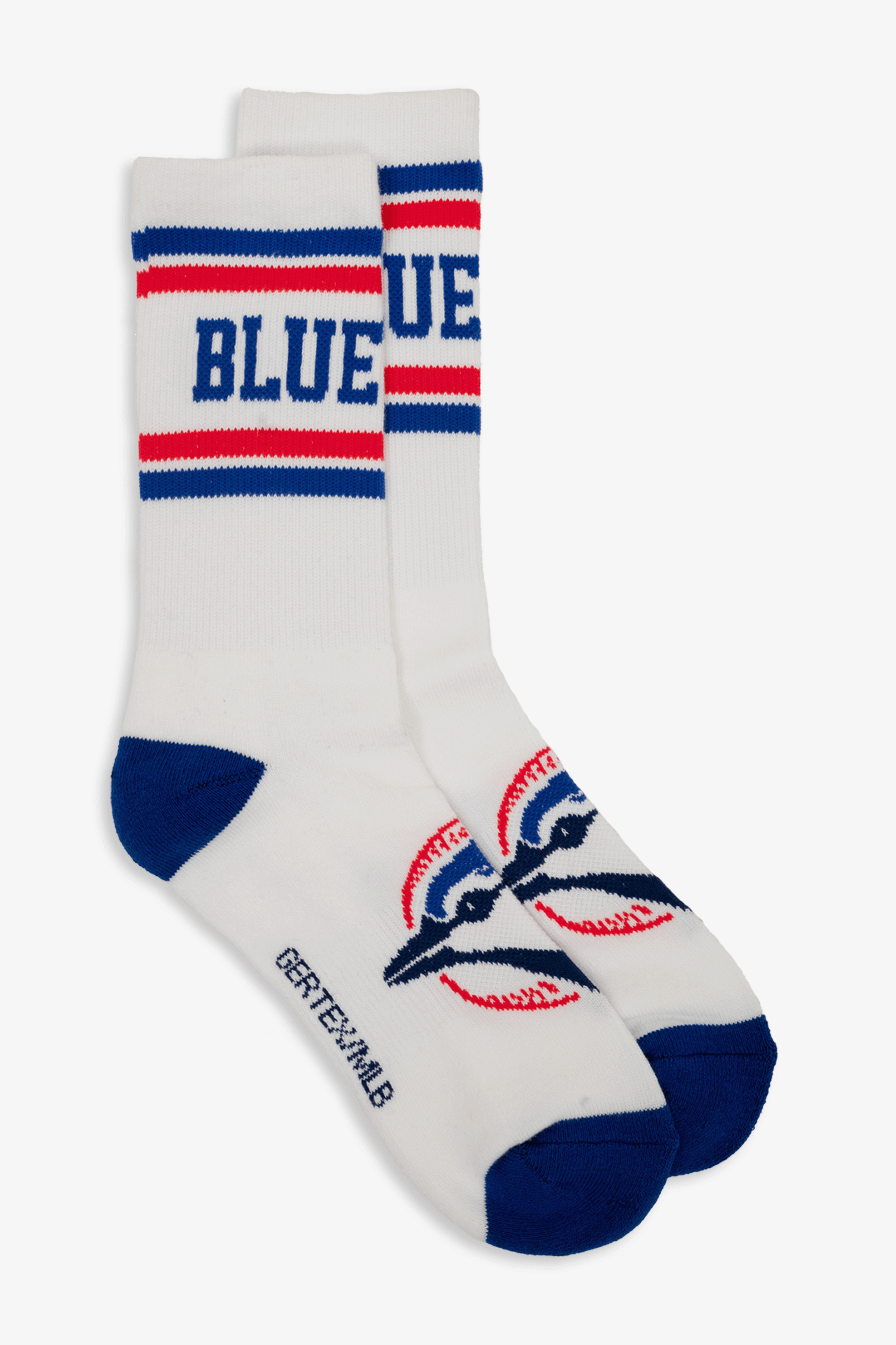 Toronto Blue Jays Women's Athletic Crew Socks, 3-Pack Ladies Cushioned MLB Sport Socks, 9-11