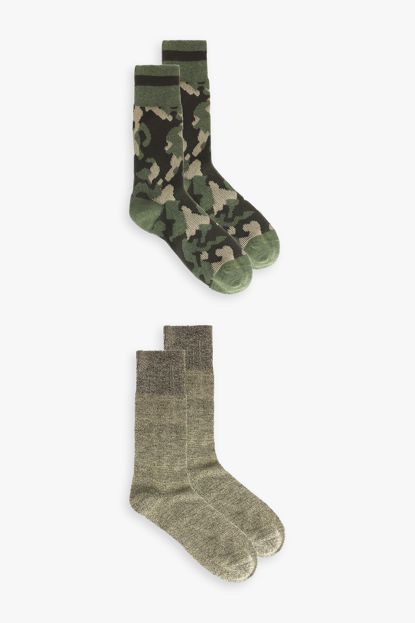 Great Northern Ladies 2 Pack Camouflage Boot Socks