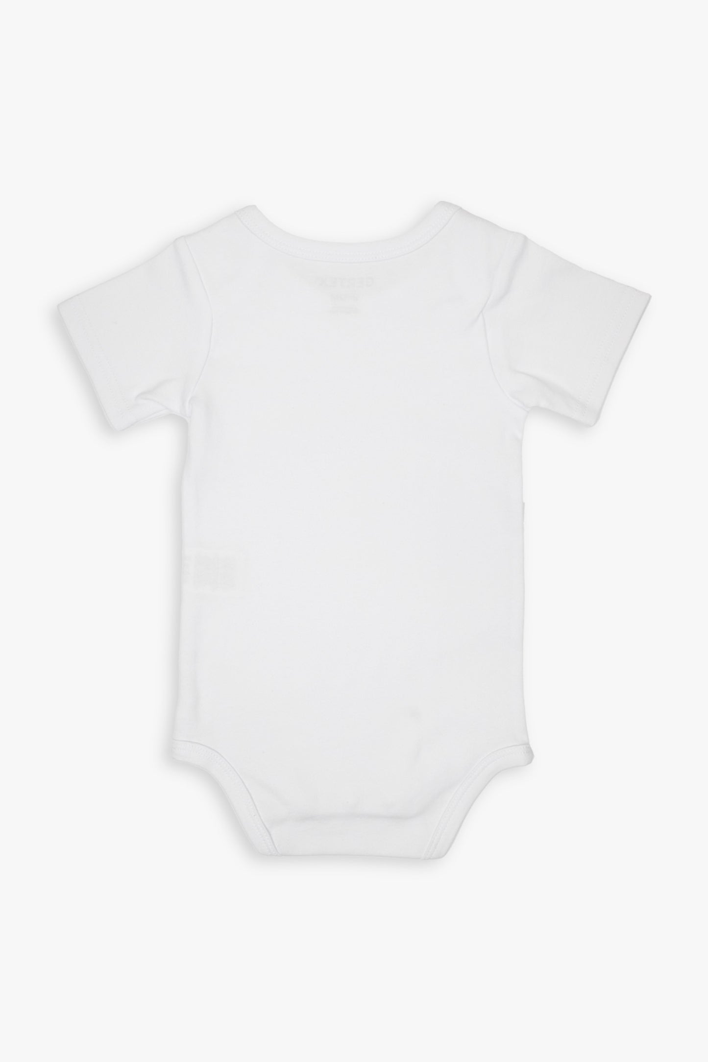 Unisex Baby Short Sleeve Bodysuit With Snaps Multipack