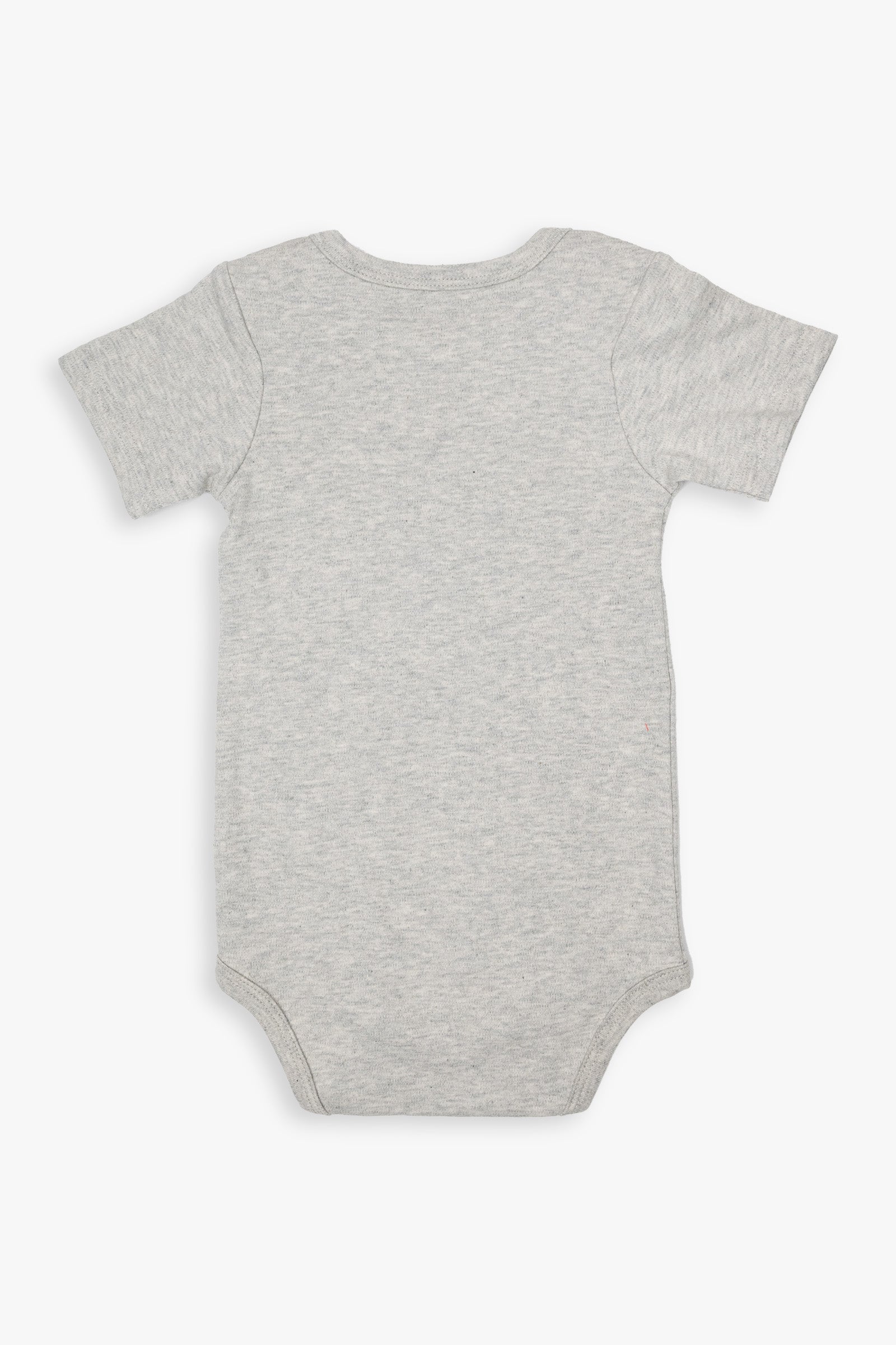 Unisex Baby Short Sleeve Bodysuit With Snaps Multipack