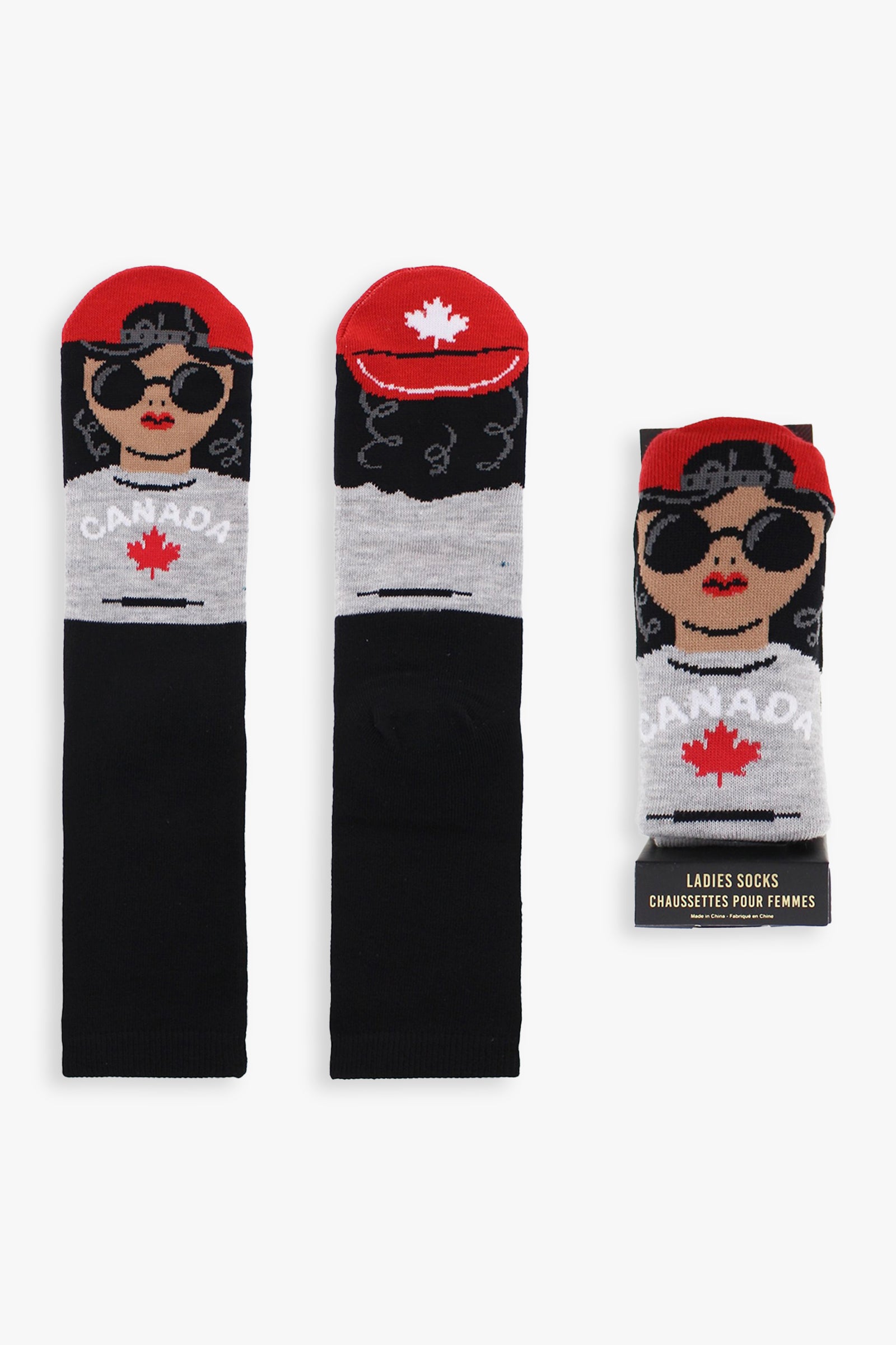 Novelty Canada Character Sock Gift Box
