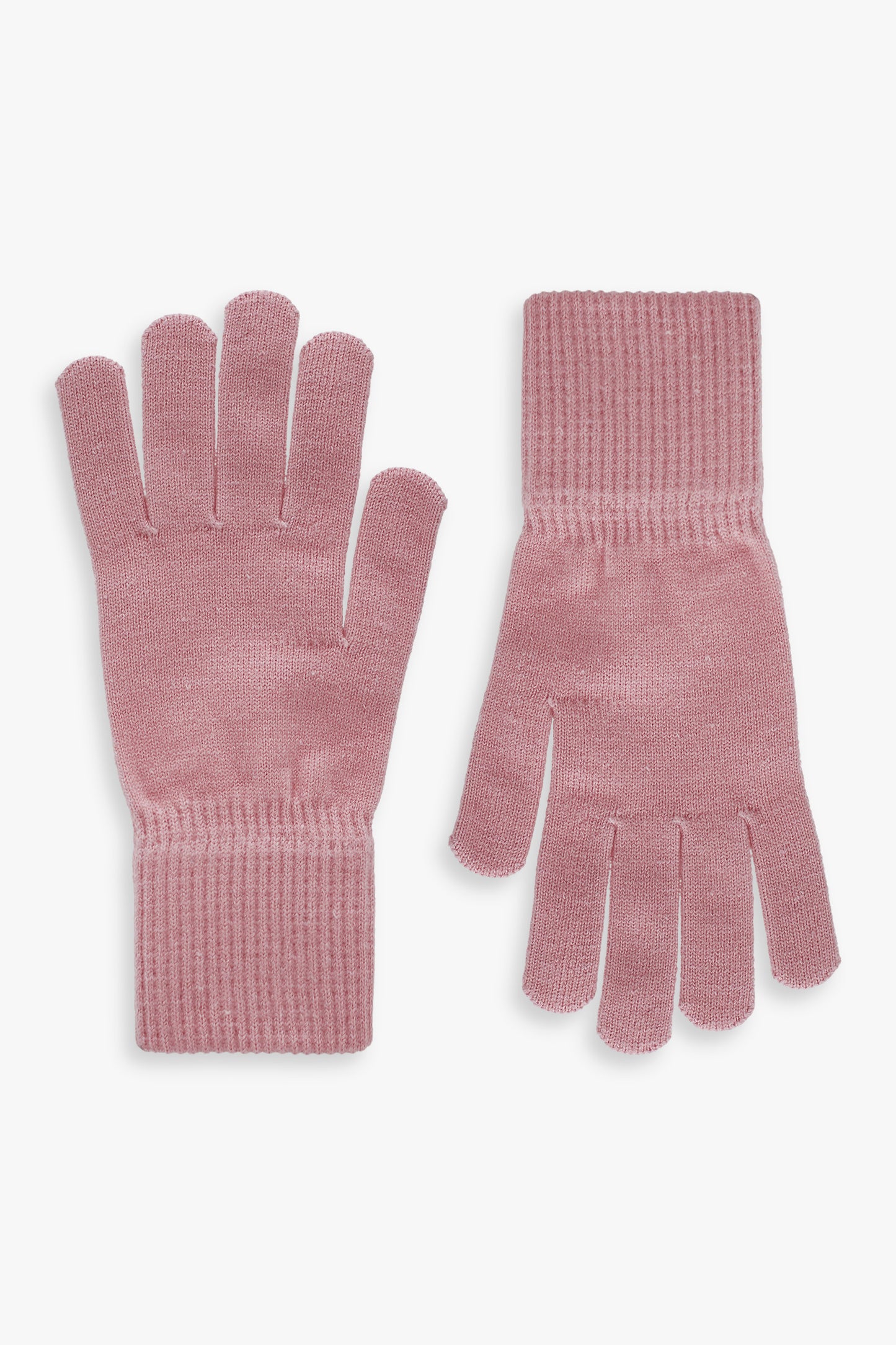 Ladies Flat Knit Gloves