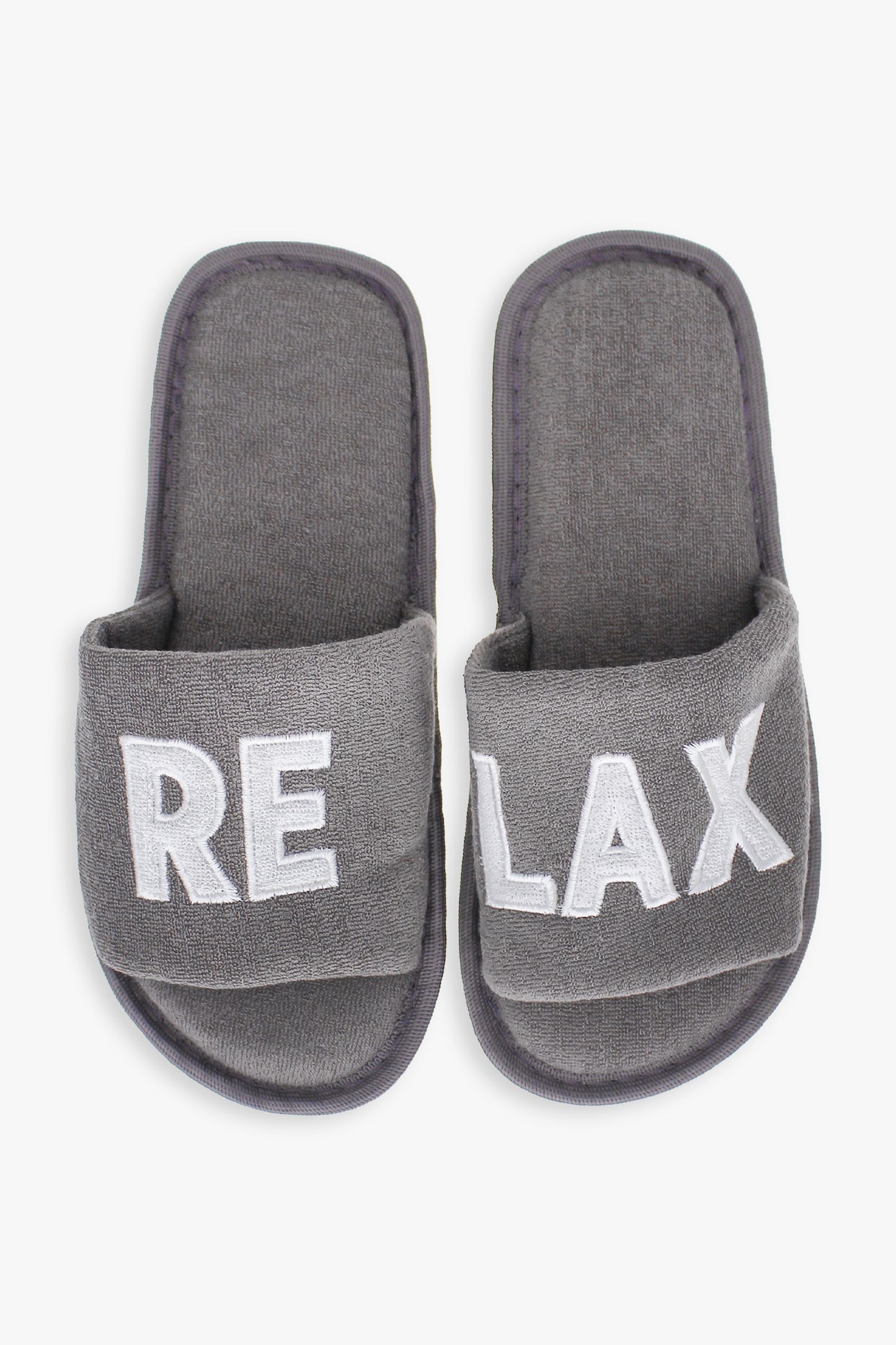 Ladies Terry Calm Relaxing Slipper Slides