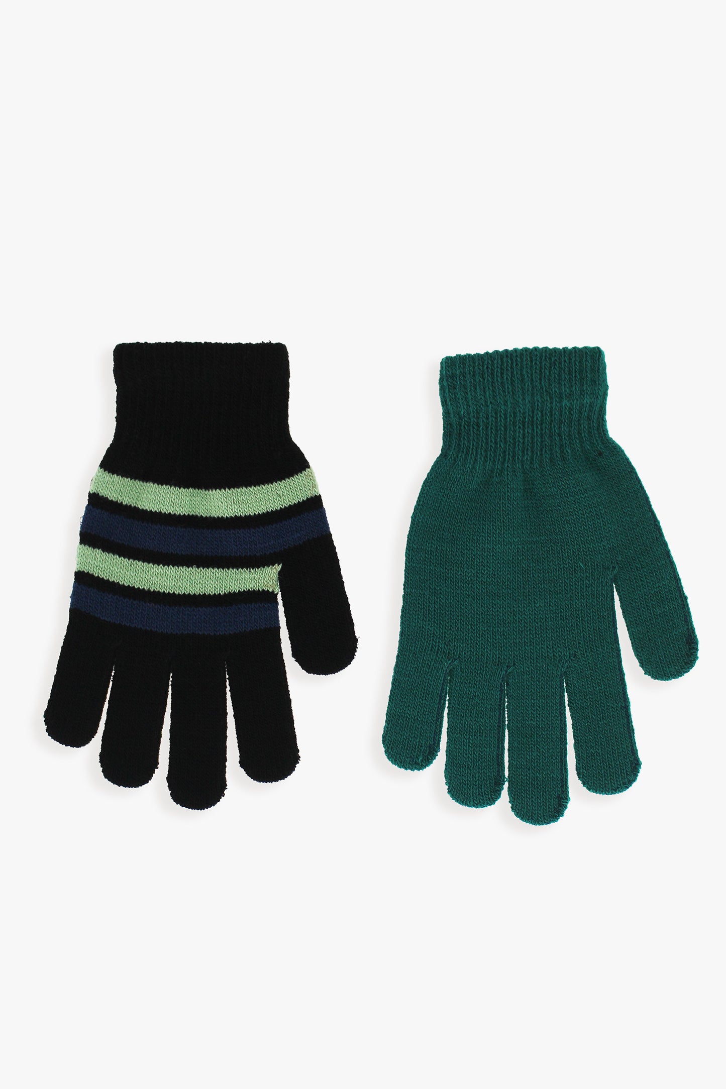 D&Co 3pk Boys Critter Knit Gloves