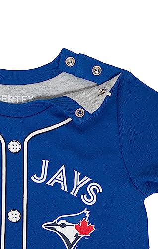 MLB Toronto Blue Jays Fooler T-Shirt Baby Onesie Bodysuit With Snap Closure