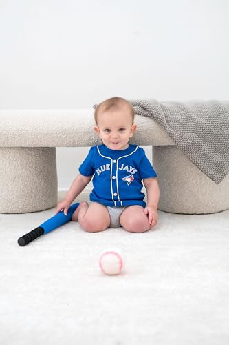 MLB Toronto Blue Jays Fooler T-Shirt Baby Onesie Bodysuit With Snap Closure