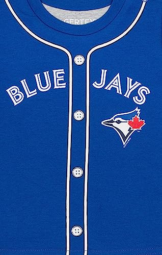 MLB Toronto Blue Jays Fooler T-Shirt Baby Onesie Bodysuit With Snap Closure