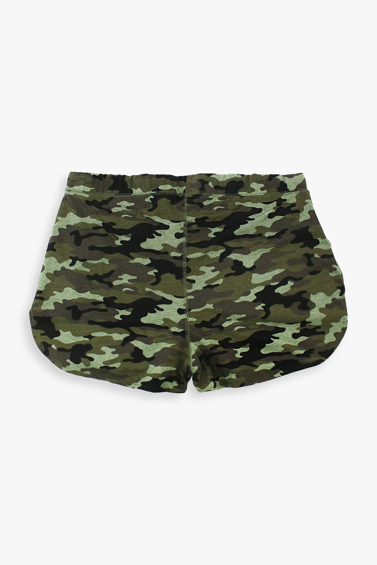Ladies Camouflage French Terry Shorts