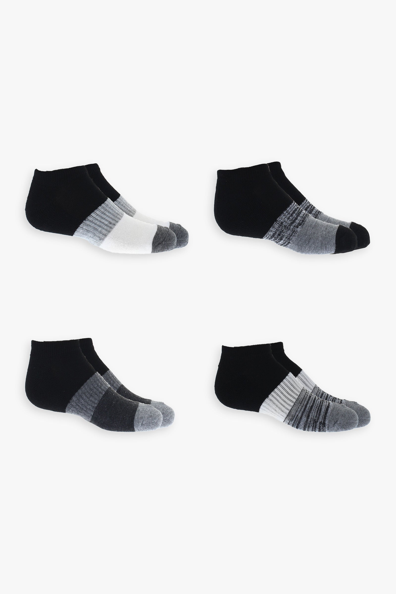 Boys 4Pk Athletic No Show Socks