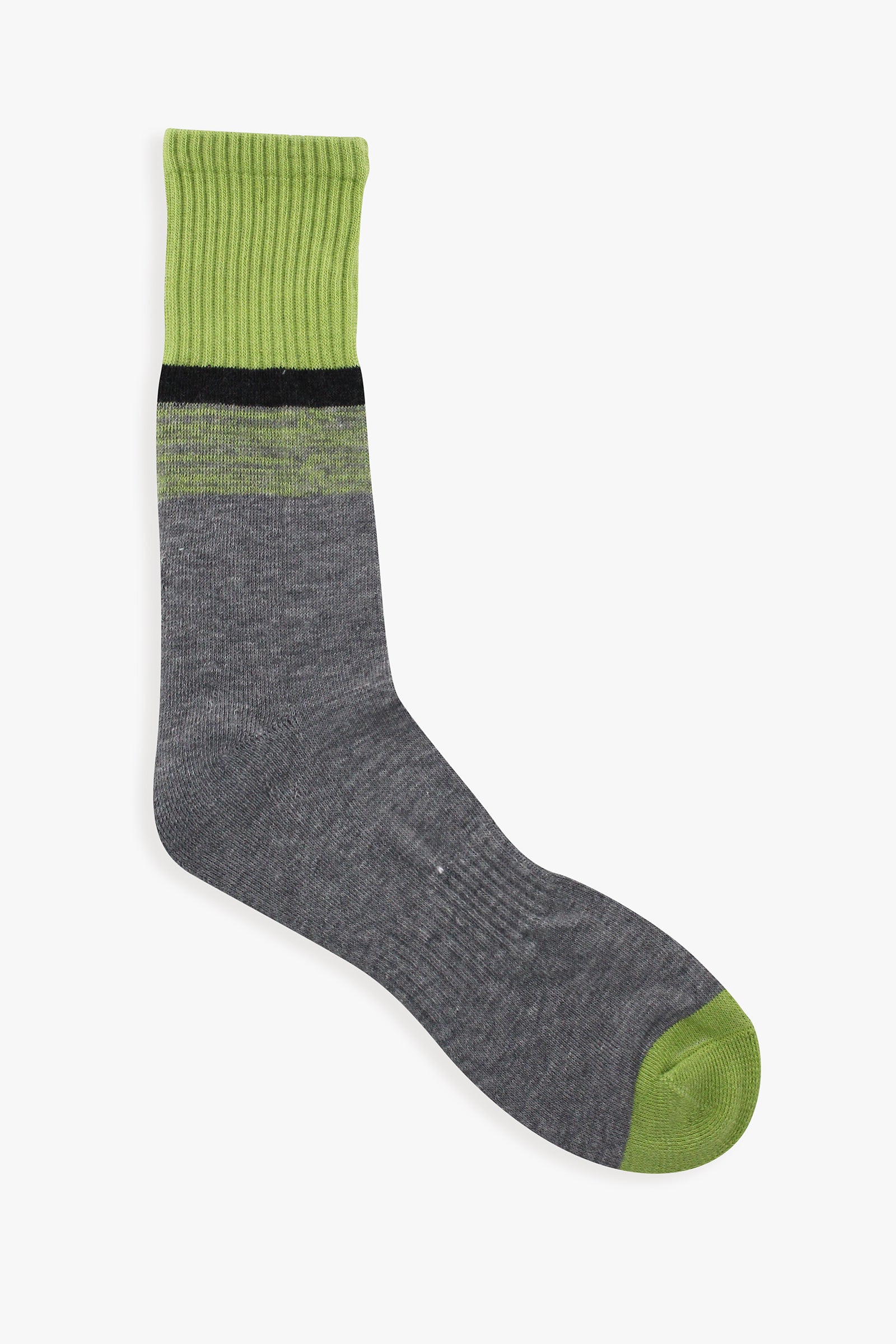 Mens Grey 4-Pack Athletic Crew Socks