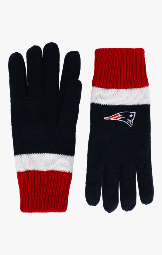 NFL New England Patriots Men's Lined Winter Cold Weather Gloves