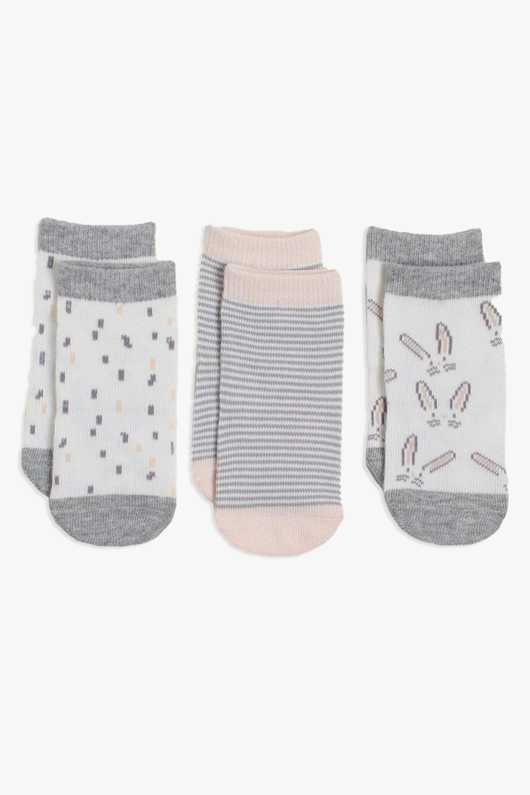 Snugabye Dream 3-Pack Baby Full Terry Socks