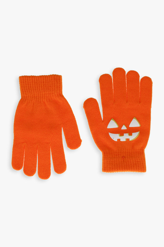 Glow in the Dark Kids Halloween Gloves