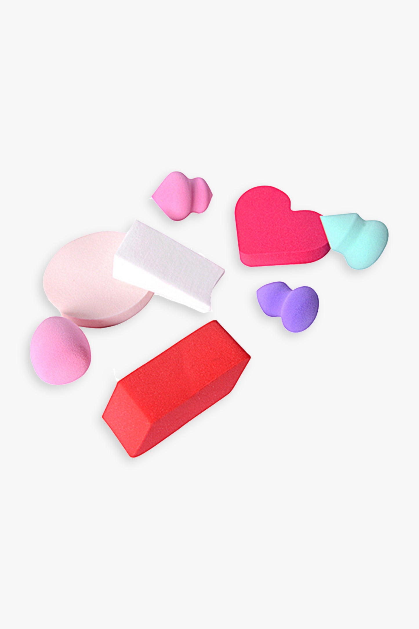 Day In Day Out Mini Makeup Blending Sponges | Multipack of 8 Beauty Blenders, Variety of Shapes for Different Facial Areas