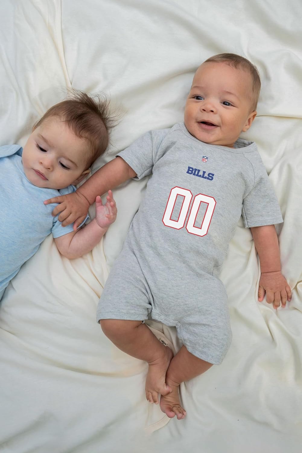 NFL Team Faux Jersey Baby Organic Cotton Romper