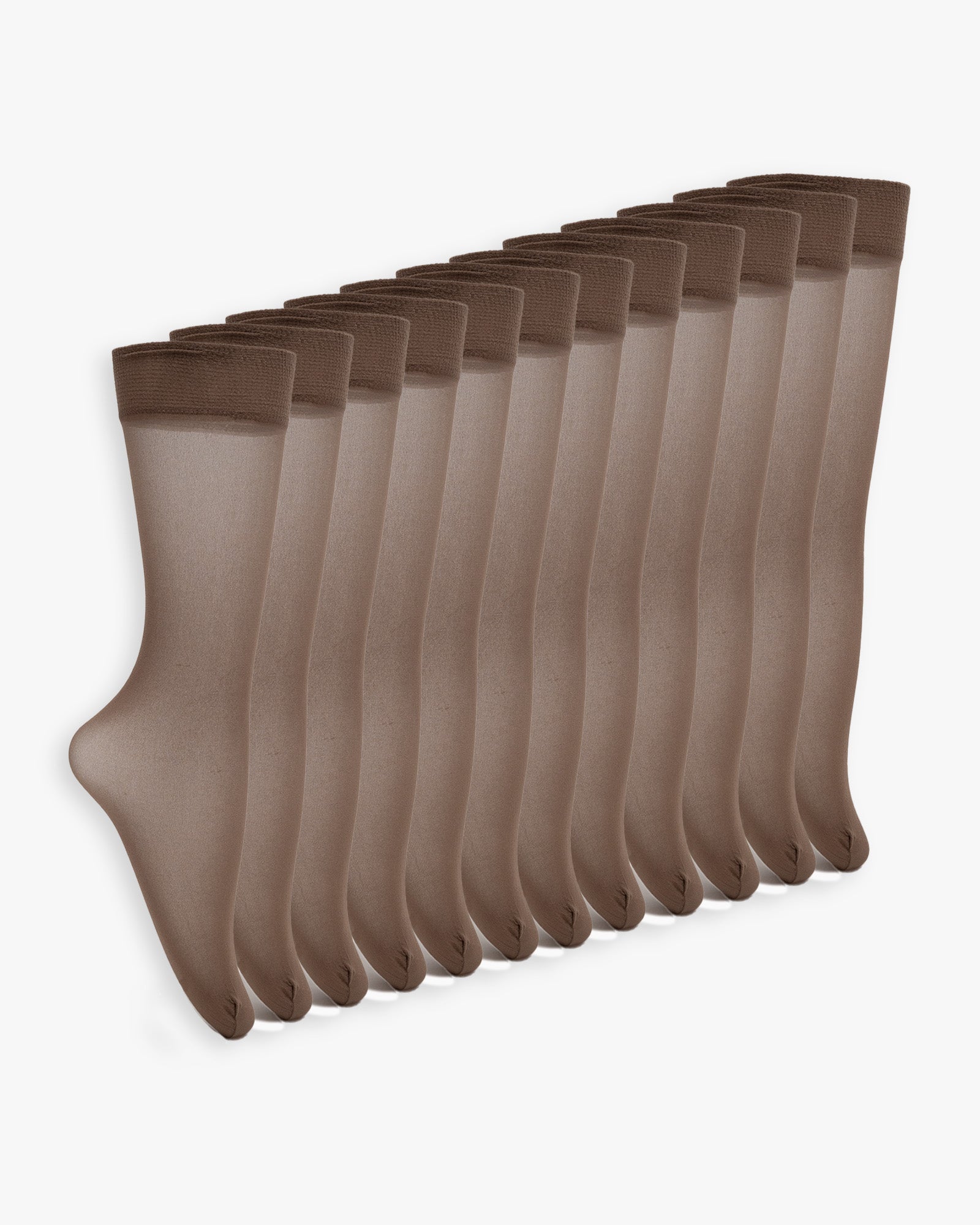 Sophi Pantyhose - 12-Pack Knee High | Queen Size