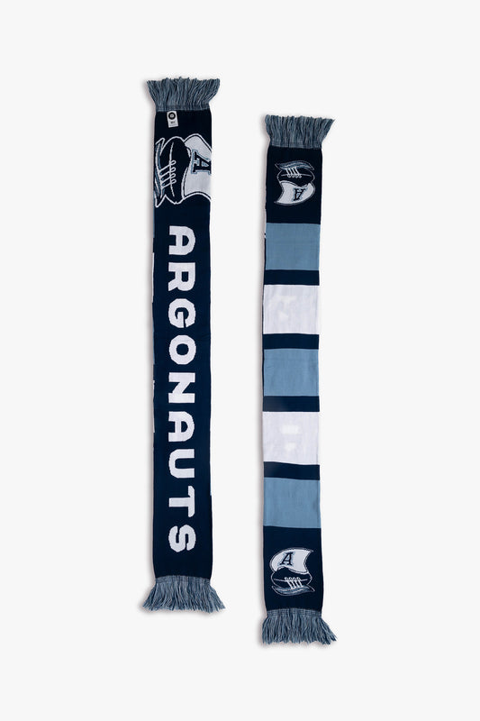 CFL Toronto Argonauts Canadian Football League Adult Fan Scarf for Cold Weather | 150cm x 18cm