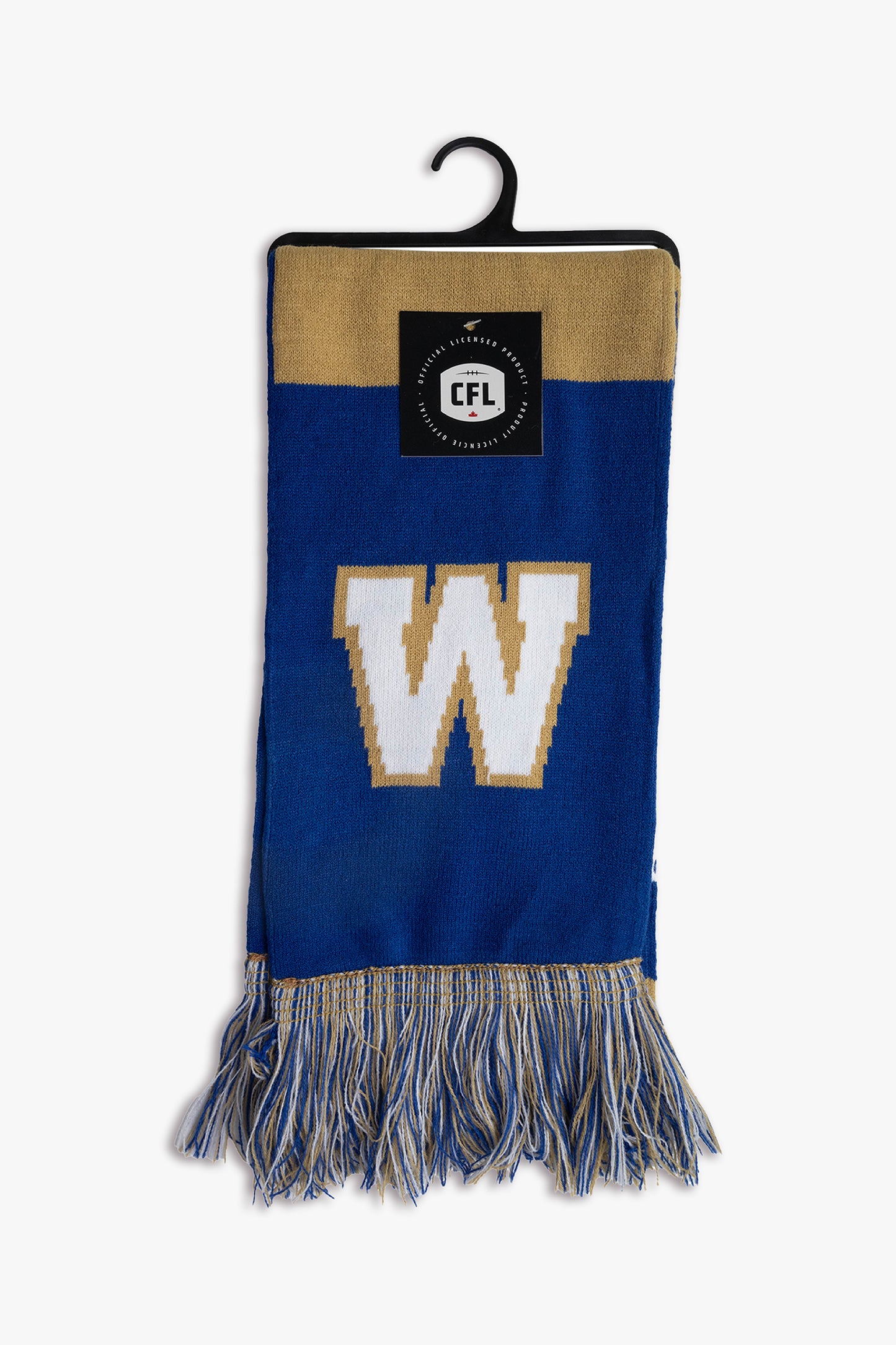 CFL Winnipeg Blue Bombers Canadian Football League Adult Fan Scarf for Cold Weather | 150cm x 18cm