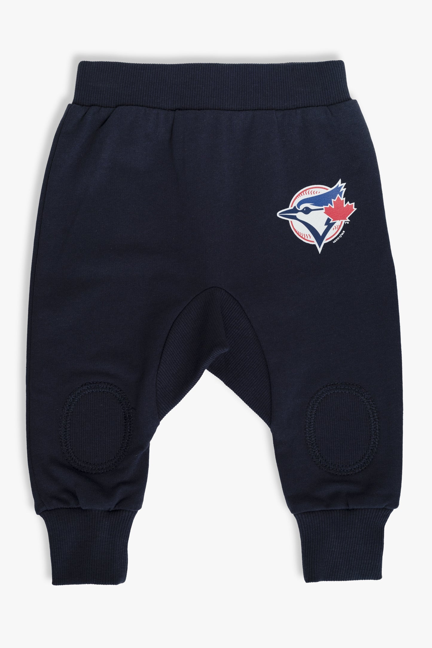 Toronto Blue Jays Baby Outfit 2-Piece Set, White T-Shirt & Navy French Terry Pants for Boys & Girls, Sizes 6M-4T