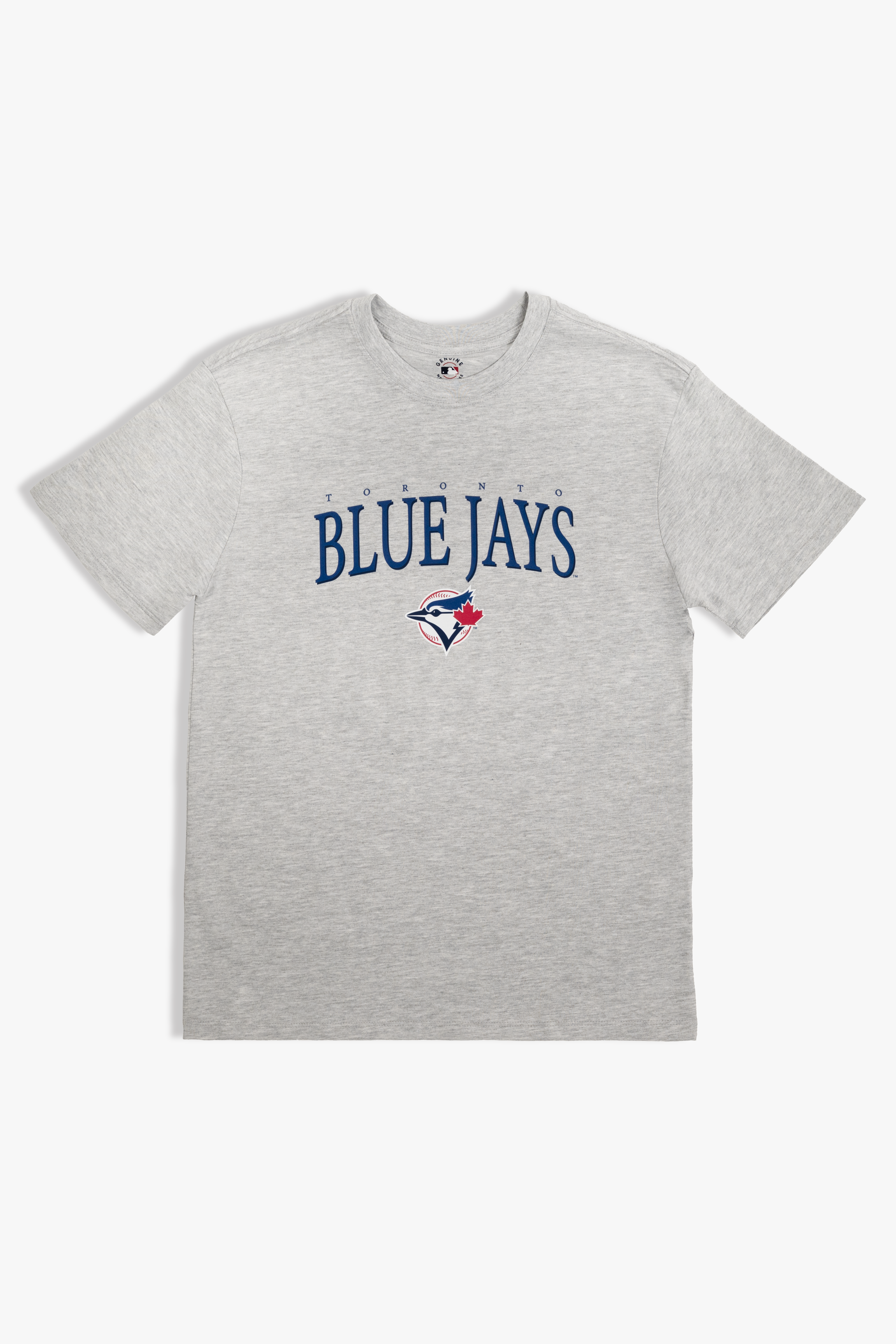 Toronto Blue Jays T-Shirt MLB Adult Cloud Wash Tee, Unisex XS-XXL, Black, White, Heather Grey