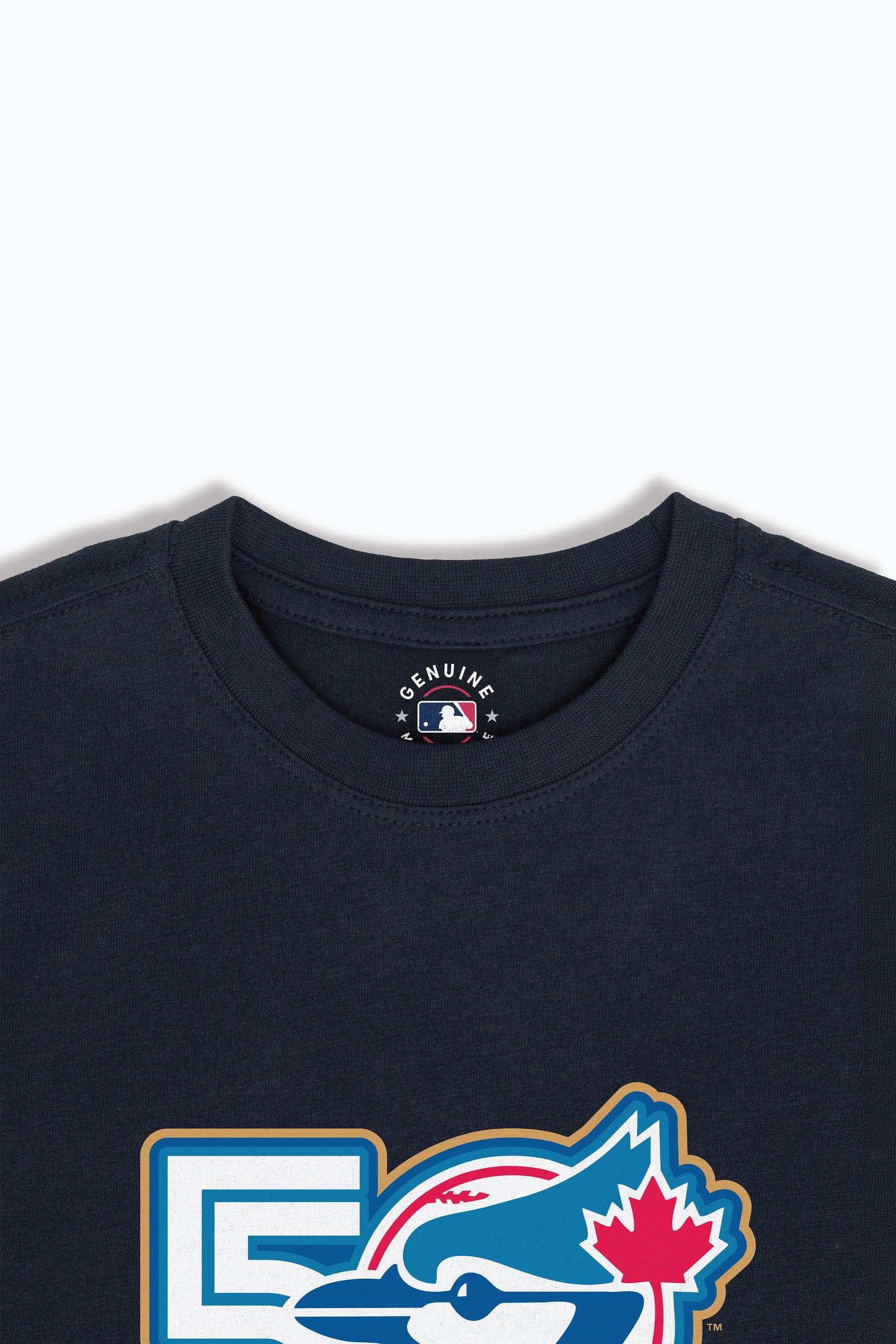 50th Anniversary Toronto Blue Jays Baby/Toddler T-Shirt, Soft Cloud Wash Combed Cotton, 6M-4T