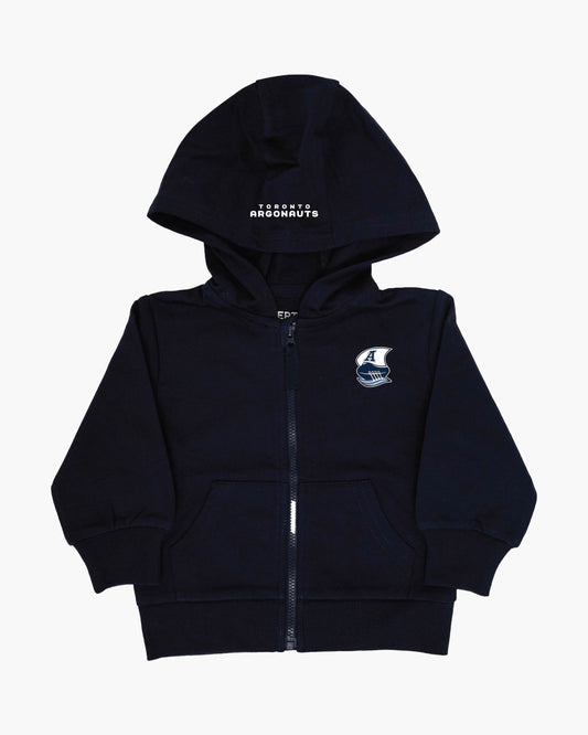 CFL Team Baby Infant French Terry Cotton Zip-Up Hoodie in Navy