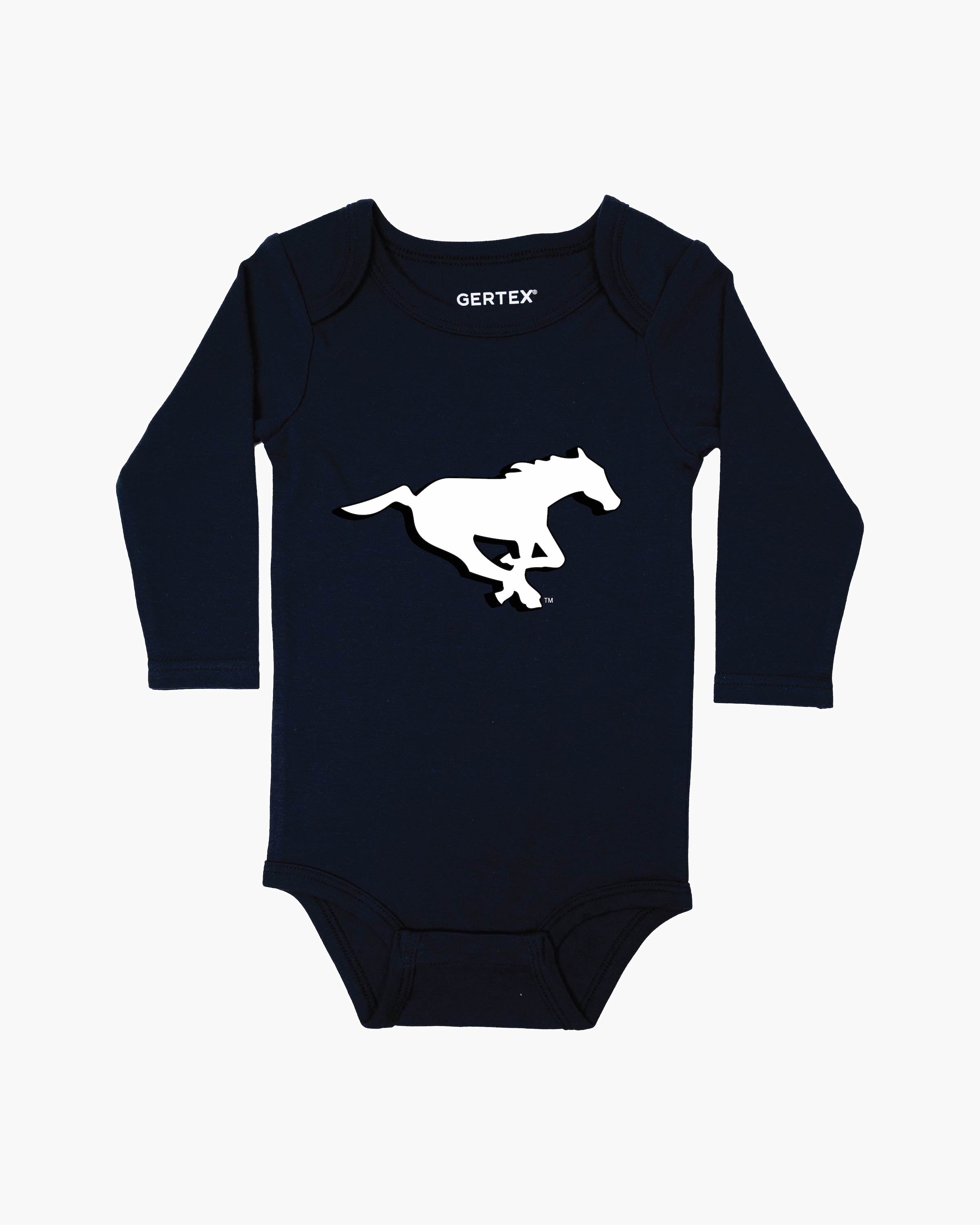 CFL Team Navy Organic Baby Long Sleeve Bodysuit