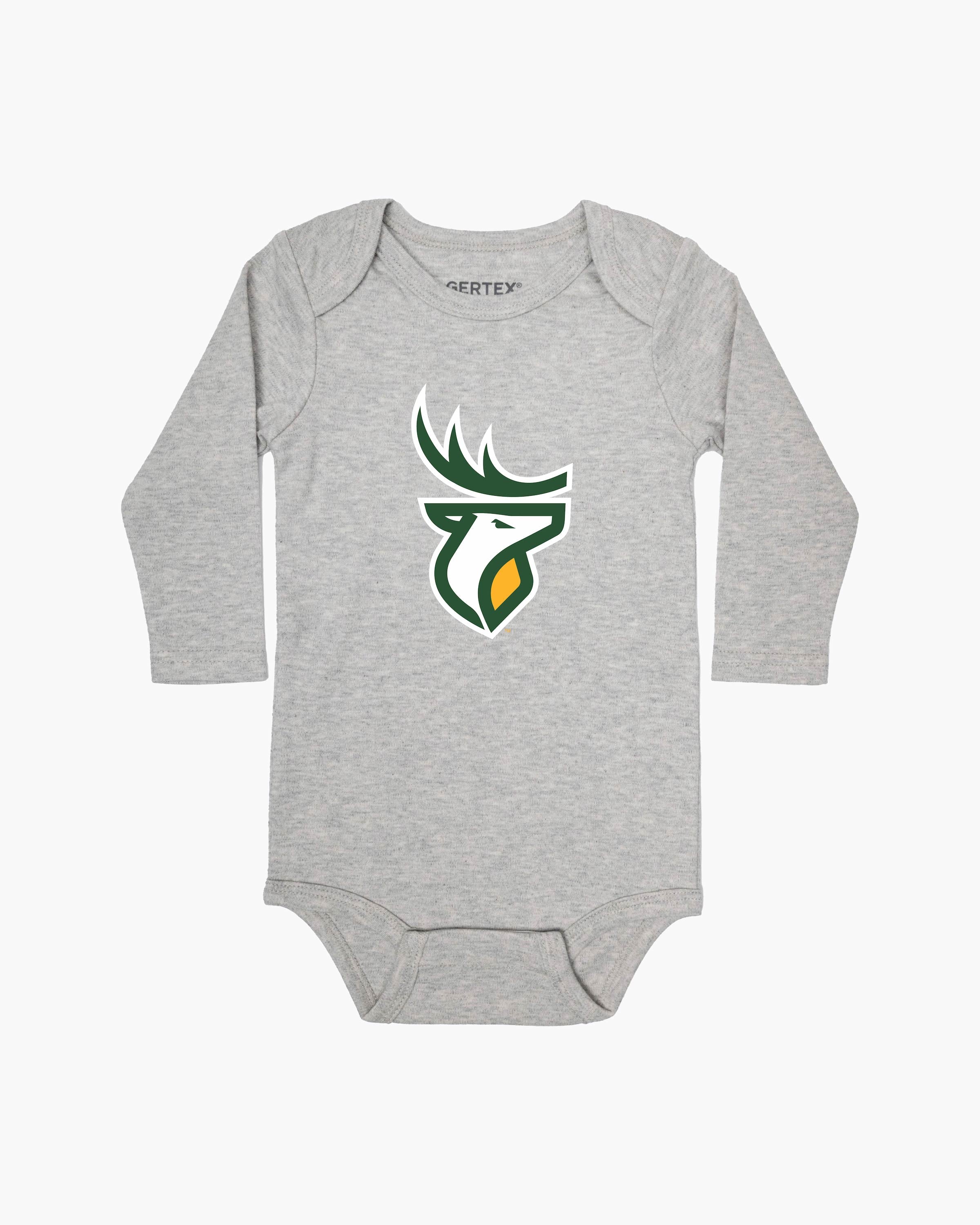 CFL Team Grey Organic Baby Long Sleeve Bodysuit