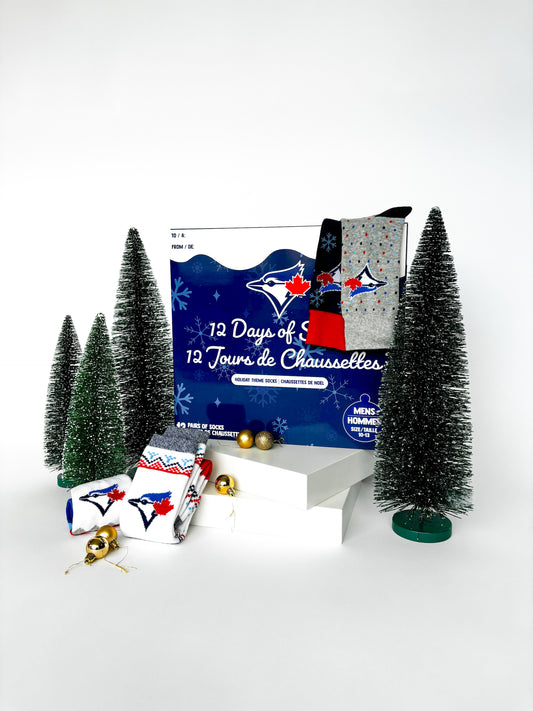 Men's MLB Toronto Blue Jays 12 Day Holiday Advent Calendar