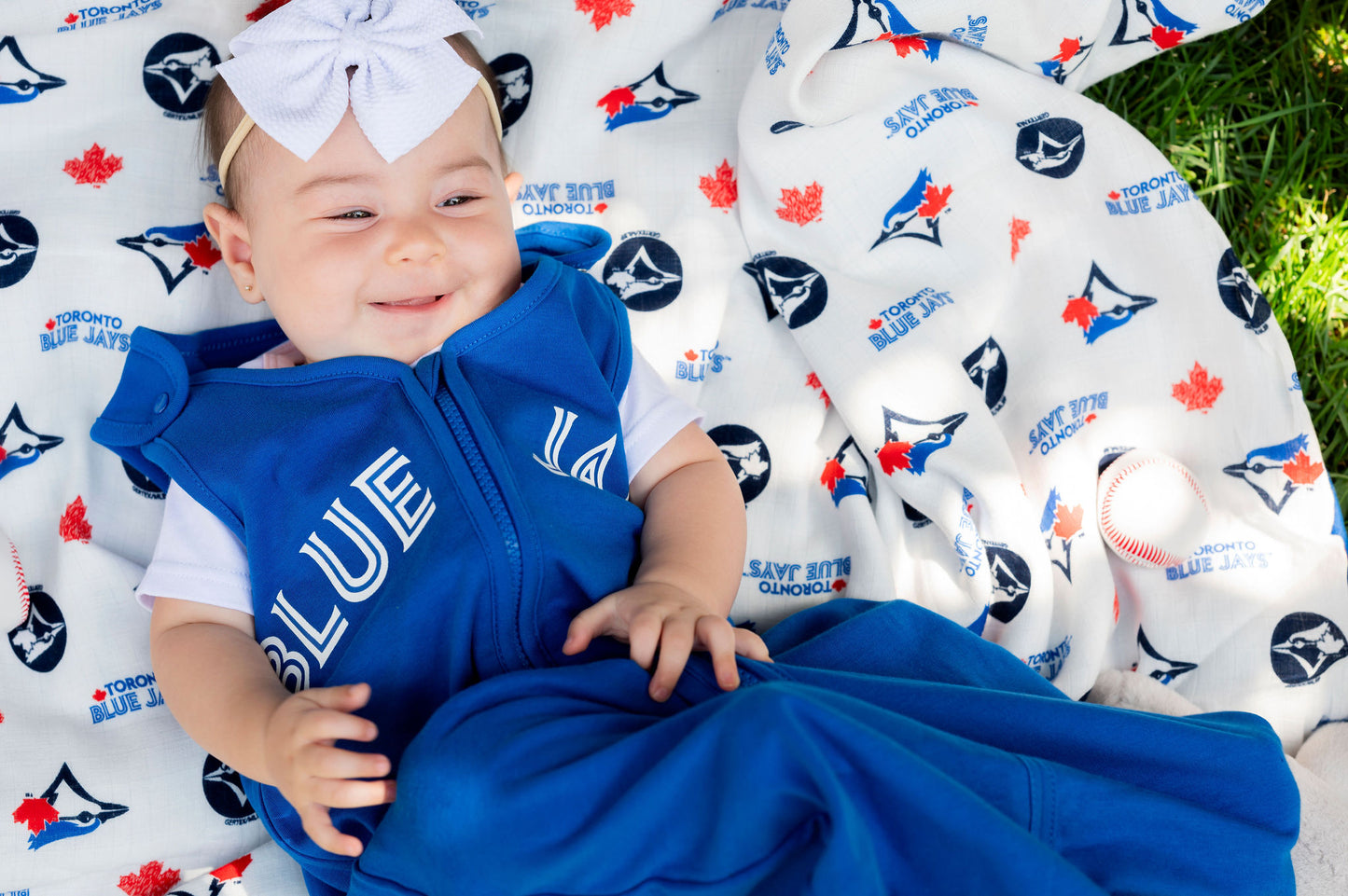 MLB Toronto Blue Jays Infant Baby Zip-Up Sleep Bag