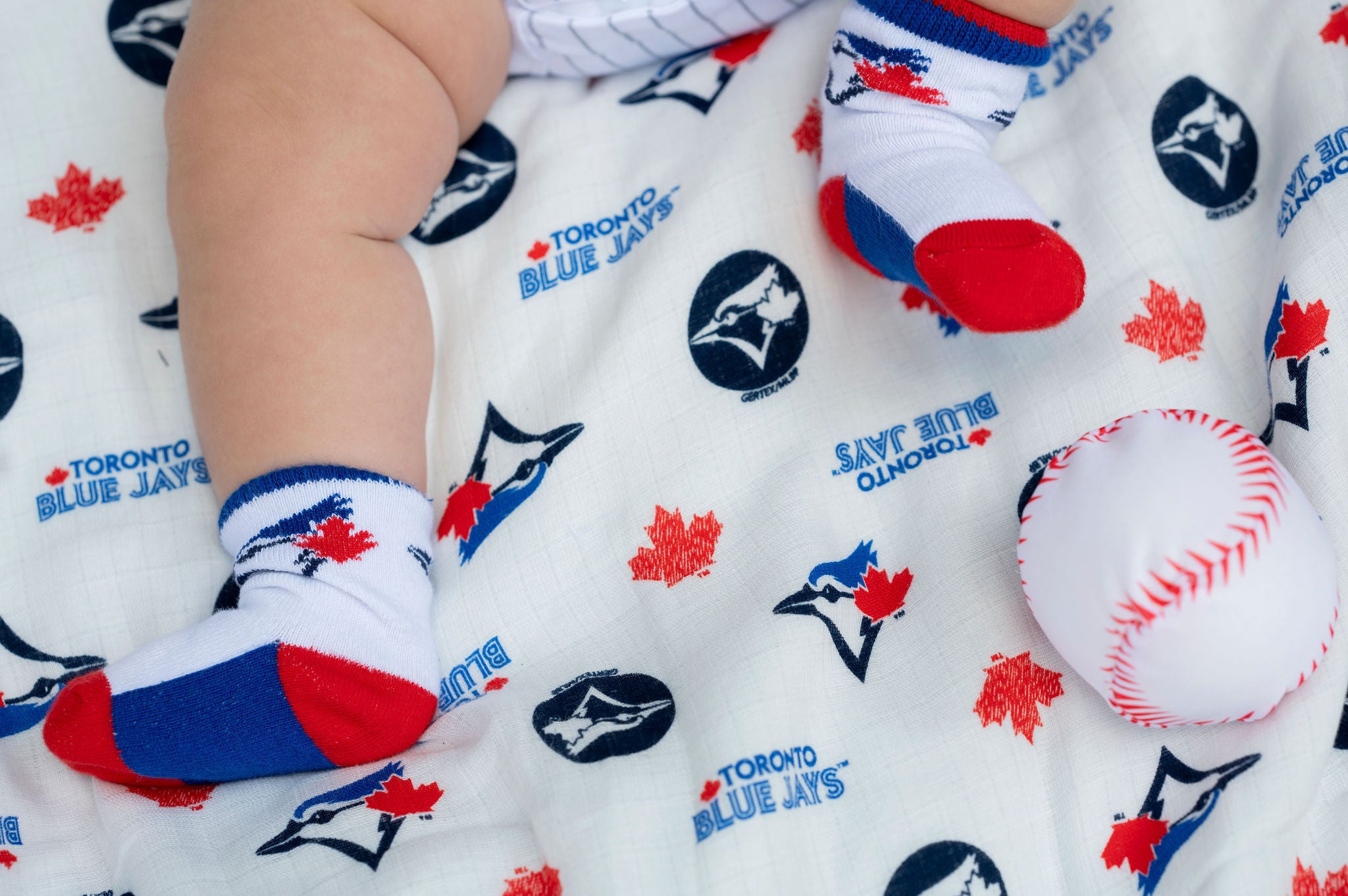 MLB Toronto Blue Jays Baby 4-Pack Crew Socks