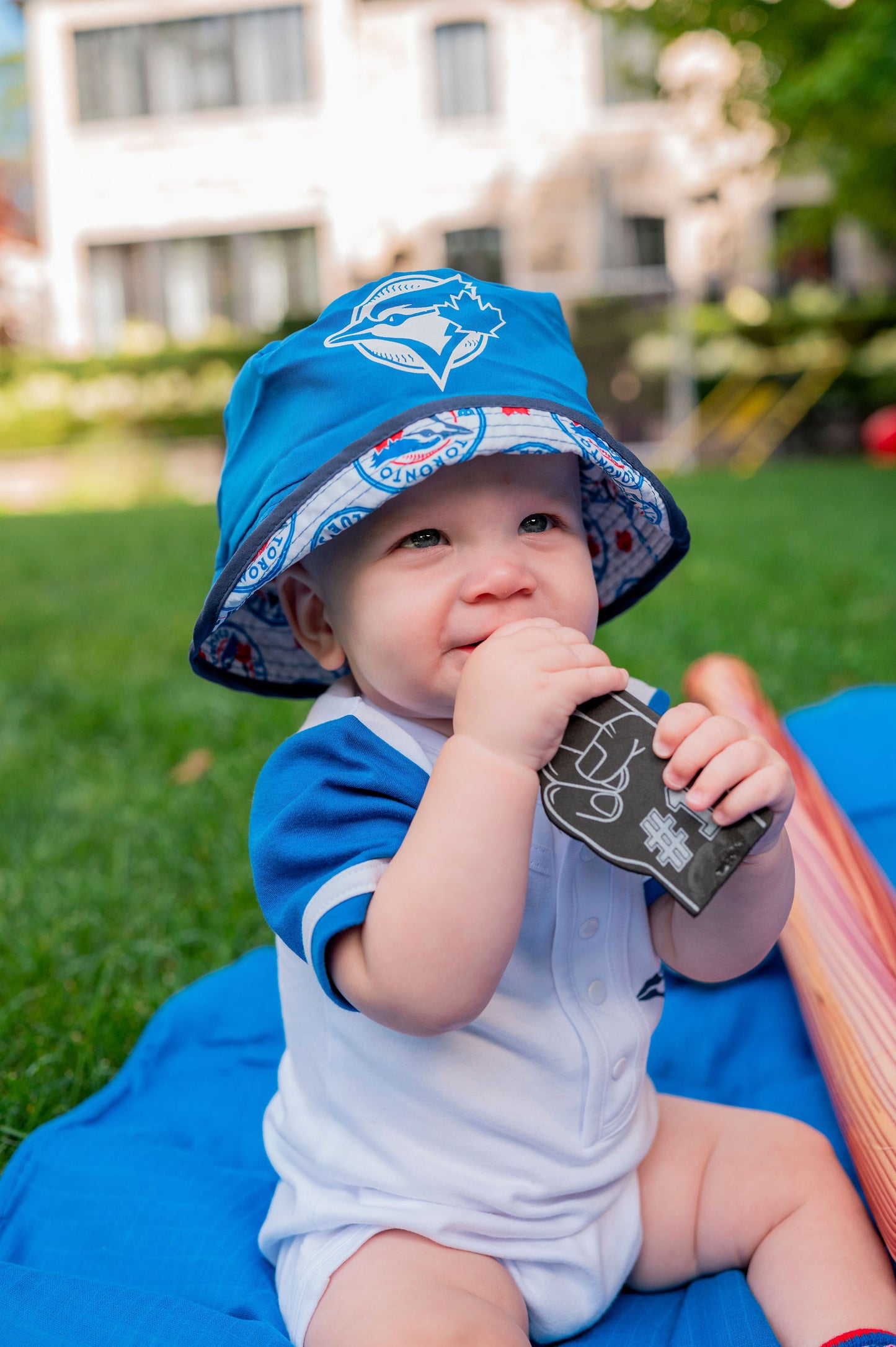 MLB Toronto Blue Jays Baby & Toddler Reversible/Packable Bucket Hat
