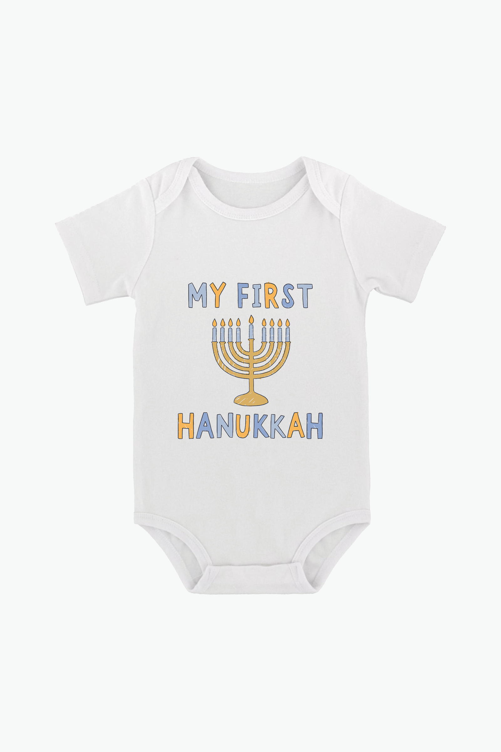 My First Hanukkah Holiday Baby Onesie
