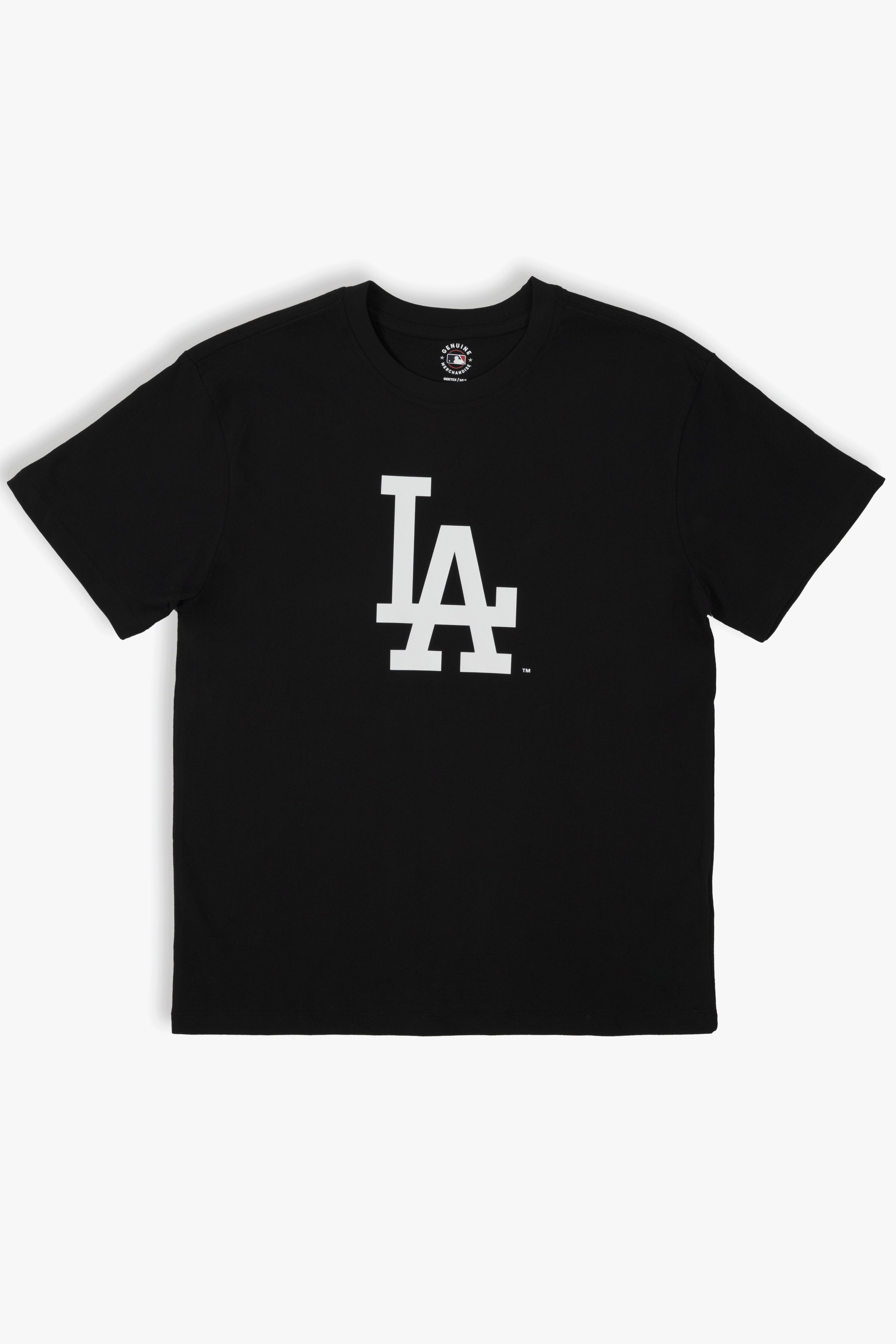 MLB Los Angeles Dodgers Adult Cloud Black T-Shirt, 100% Cotton Tee, Men Women XS-2XL
