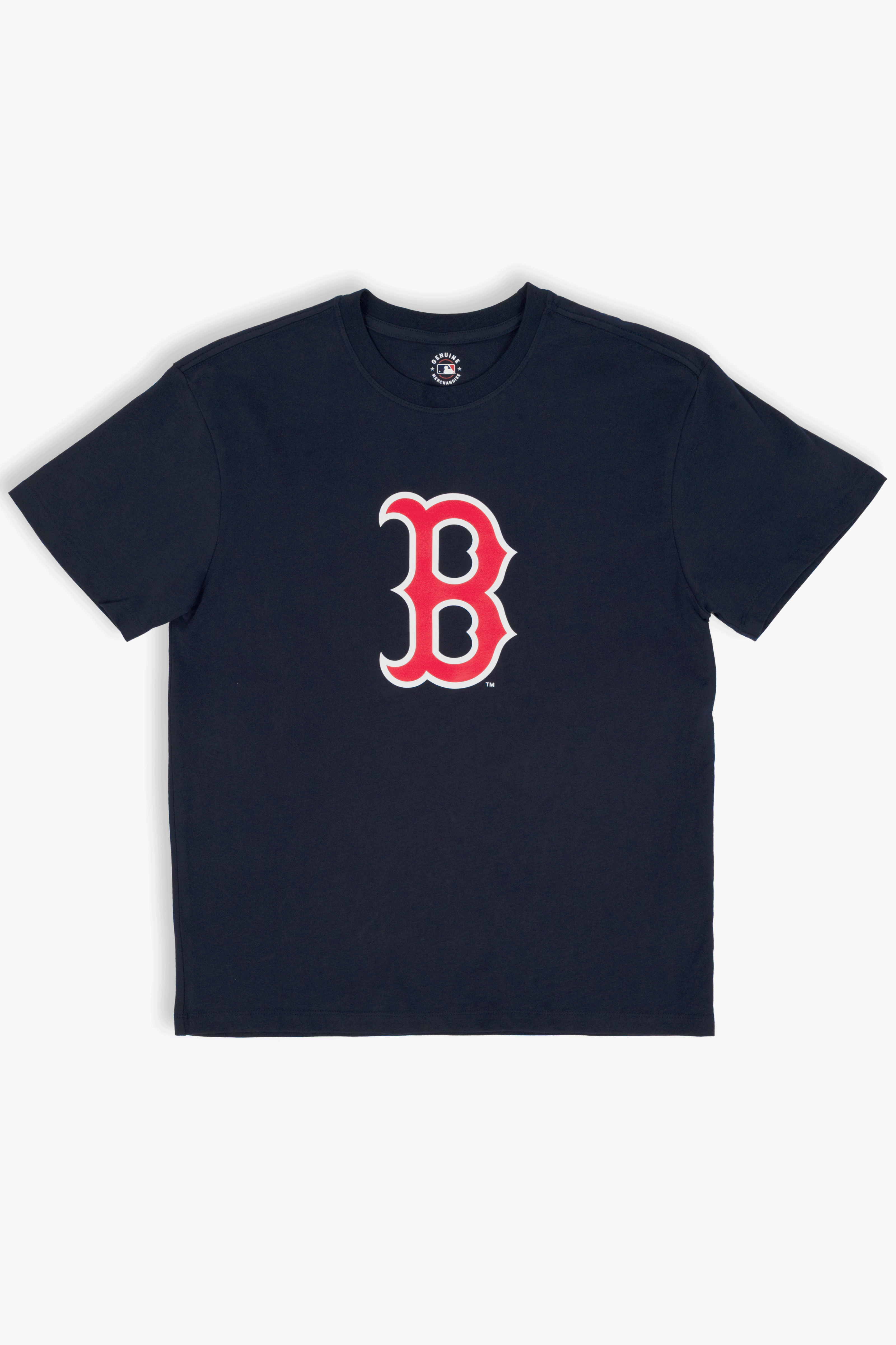 MLB Boston Red Sox Adult Cloud Navy T-Shirt, 100% Cotton Tee, Men Women XS-2XL