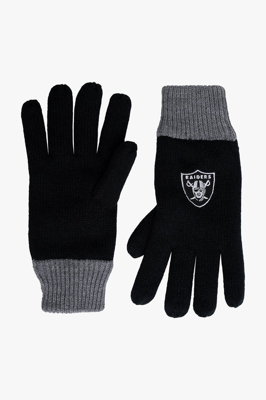 NFL Las Vegas Raiders Men's Lined Winter Cold Weather Gloves
