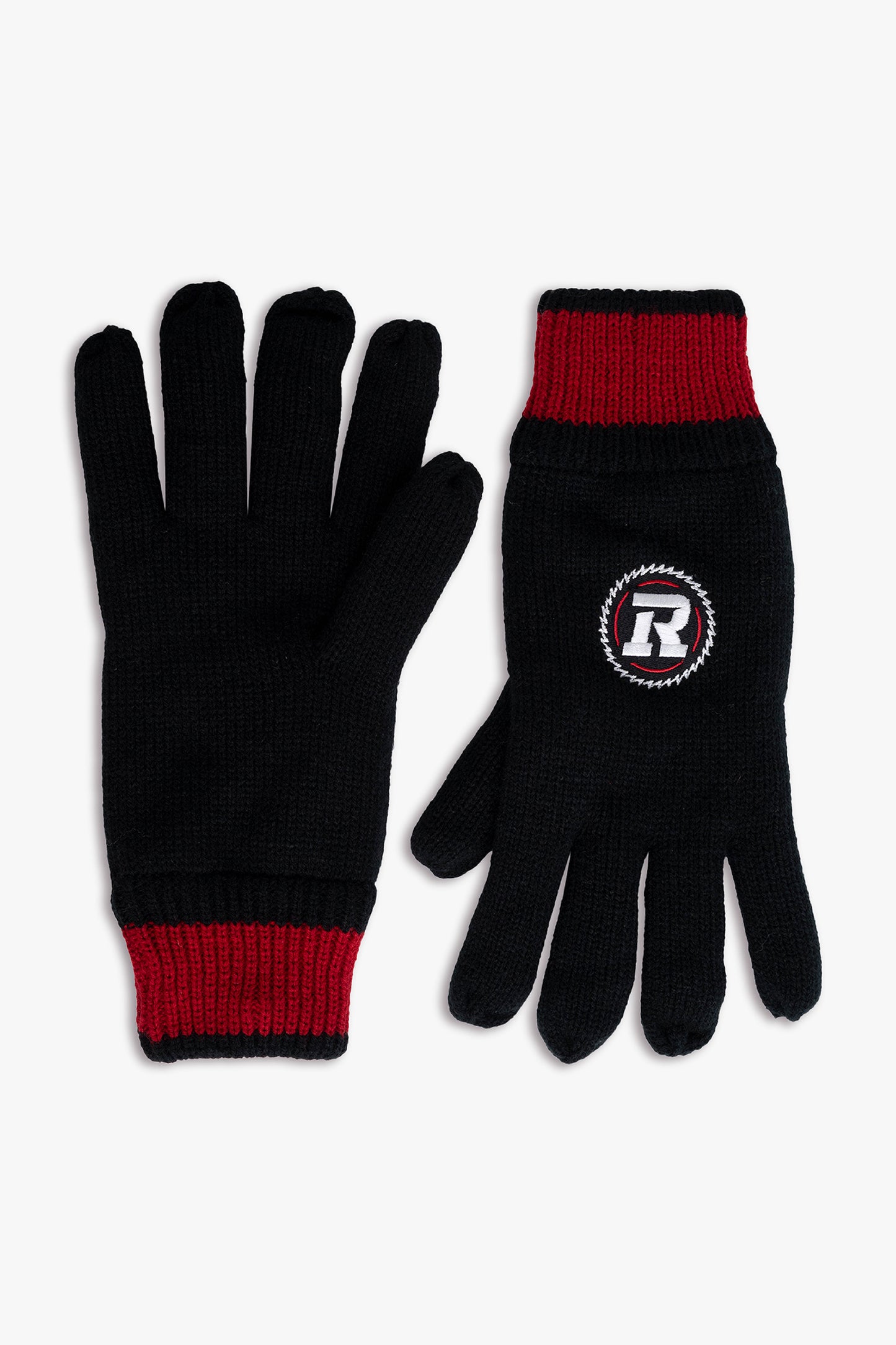 CFL Ottawa Redblacks Adult Men's Cold Weather Winter Thermal Gloves With Embroidered Team Logo
