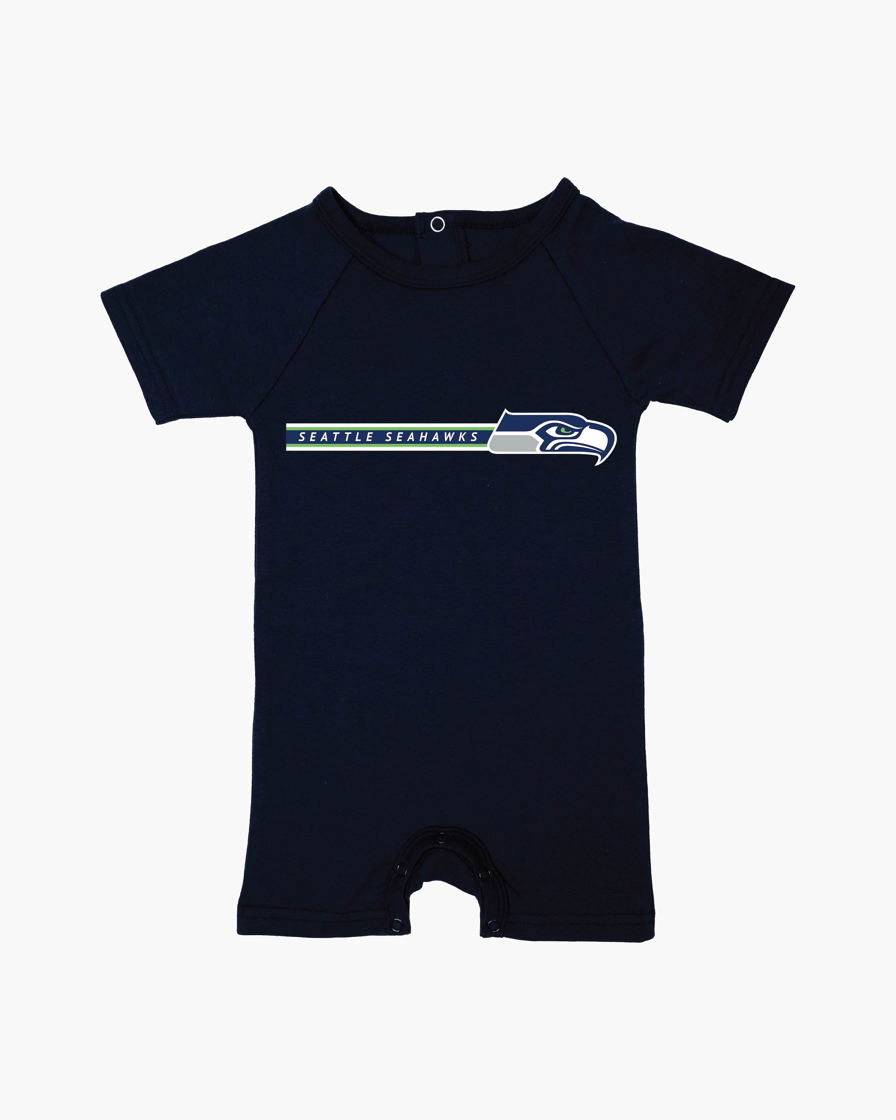 NFL Team Baby Navy Organic Cotton Romper